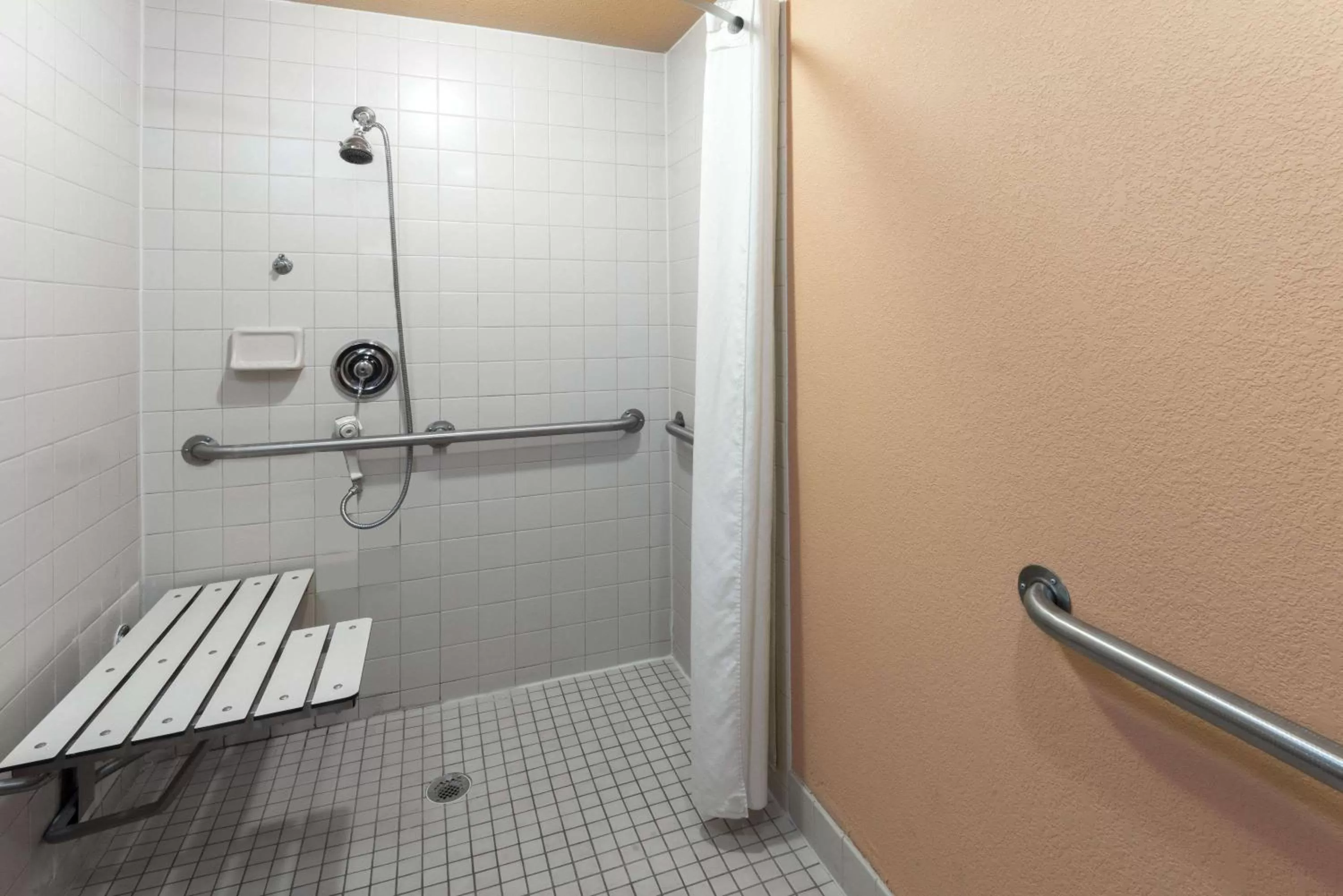 Bathroom in Super 8 by Wyndham Strongsville/Cleveland