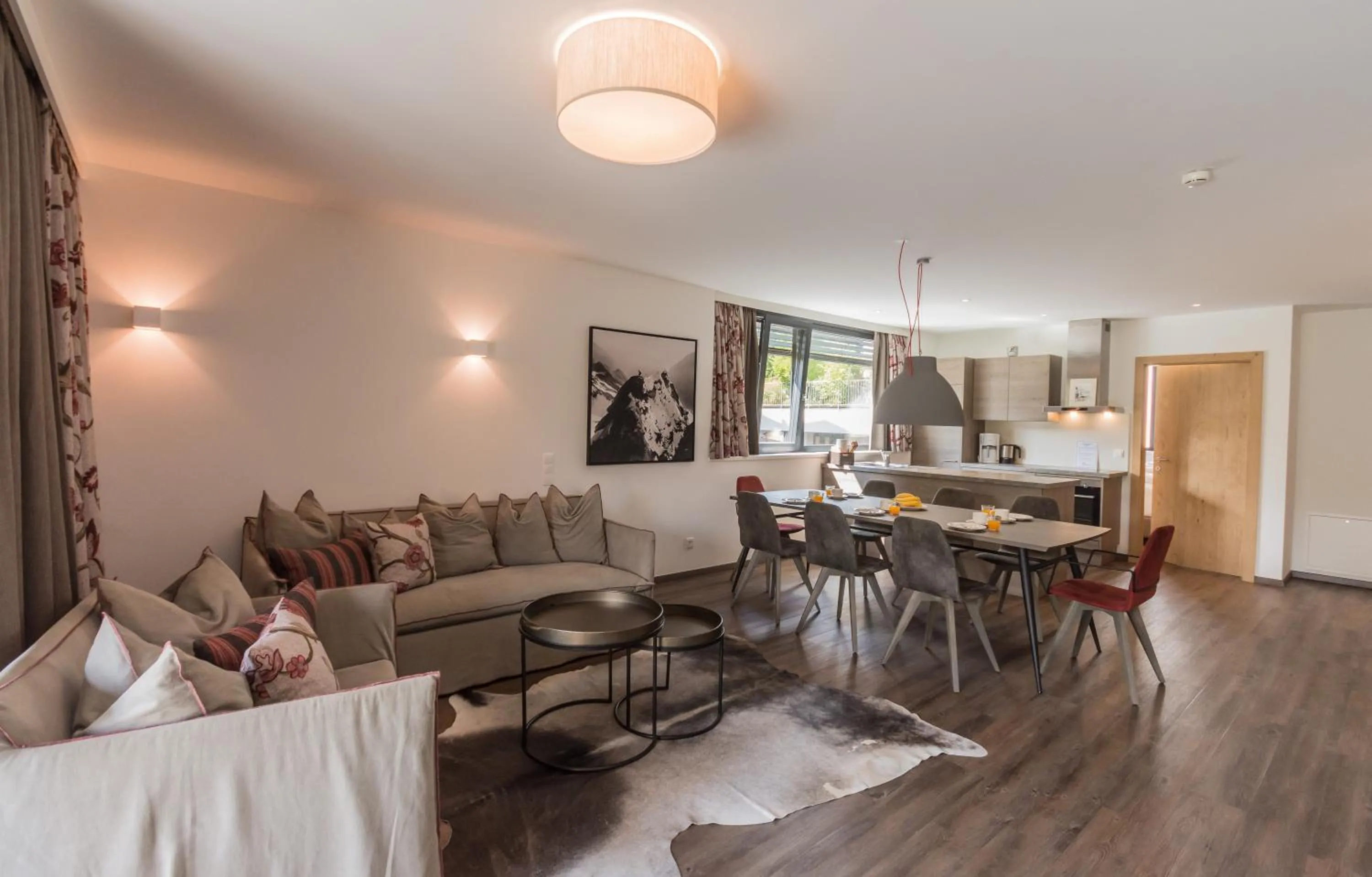 Kitchen or kitchenette, Restaurant/Places to Eat in Schönblick Residence - Absolut Alpine Apartments