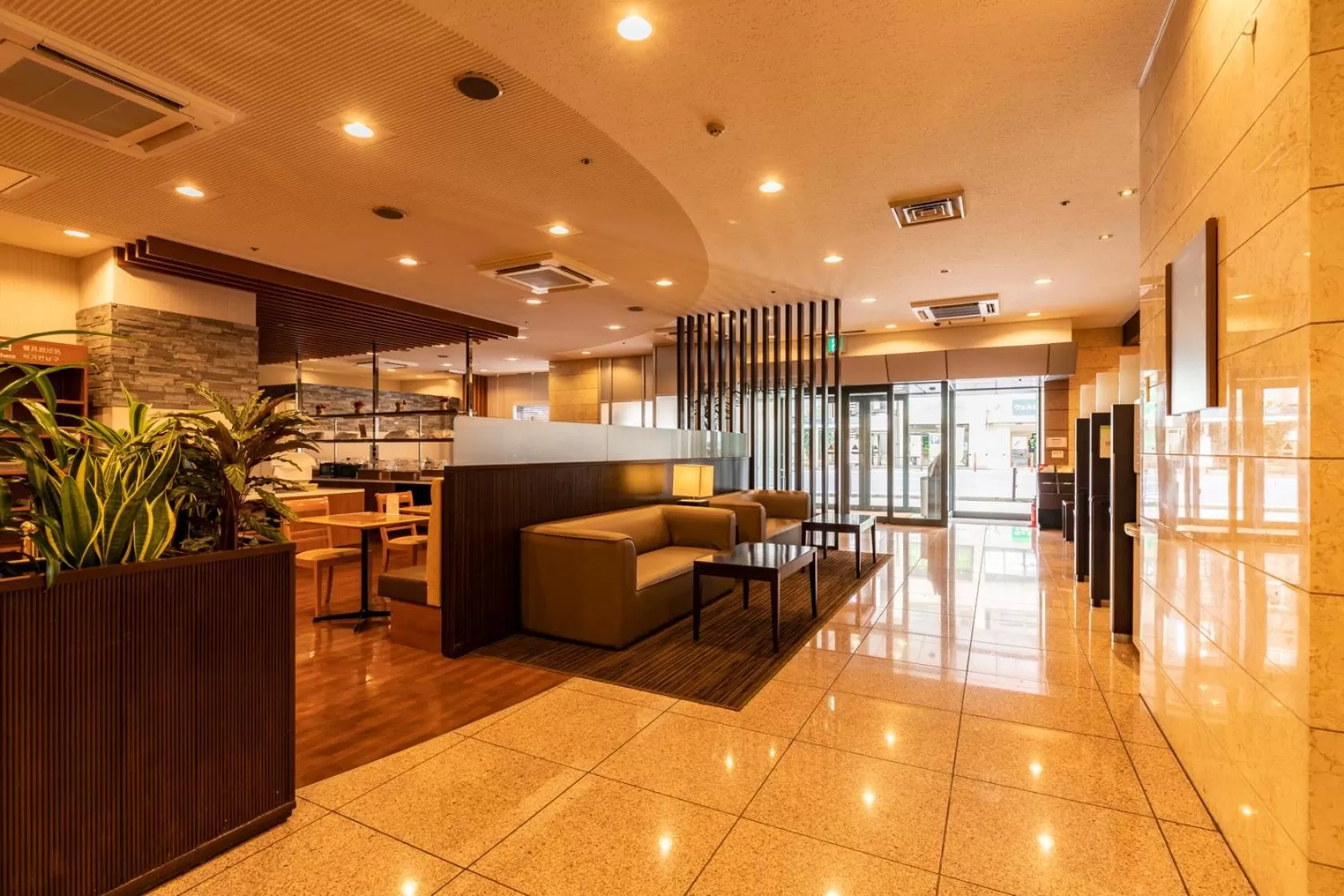 Lobby or reception in Nishitetsu Inn Kurosaki