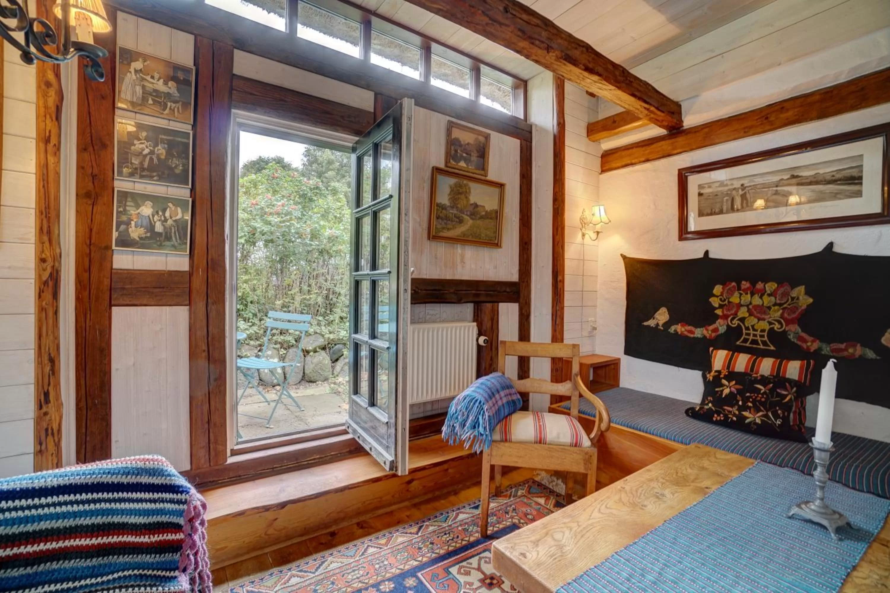 Seating area in Svostrup Kro