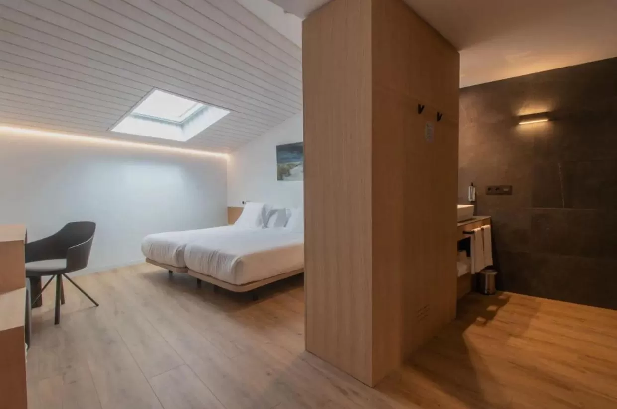 Bed in Hotel Cortabitarte