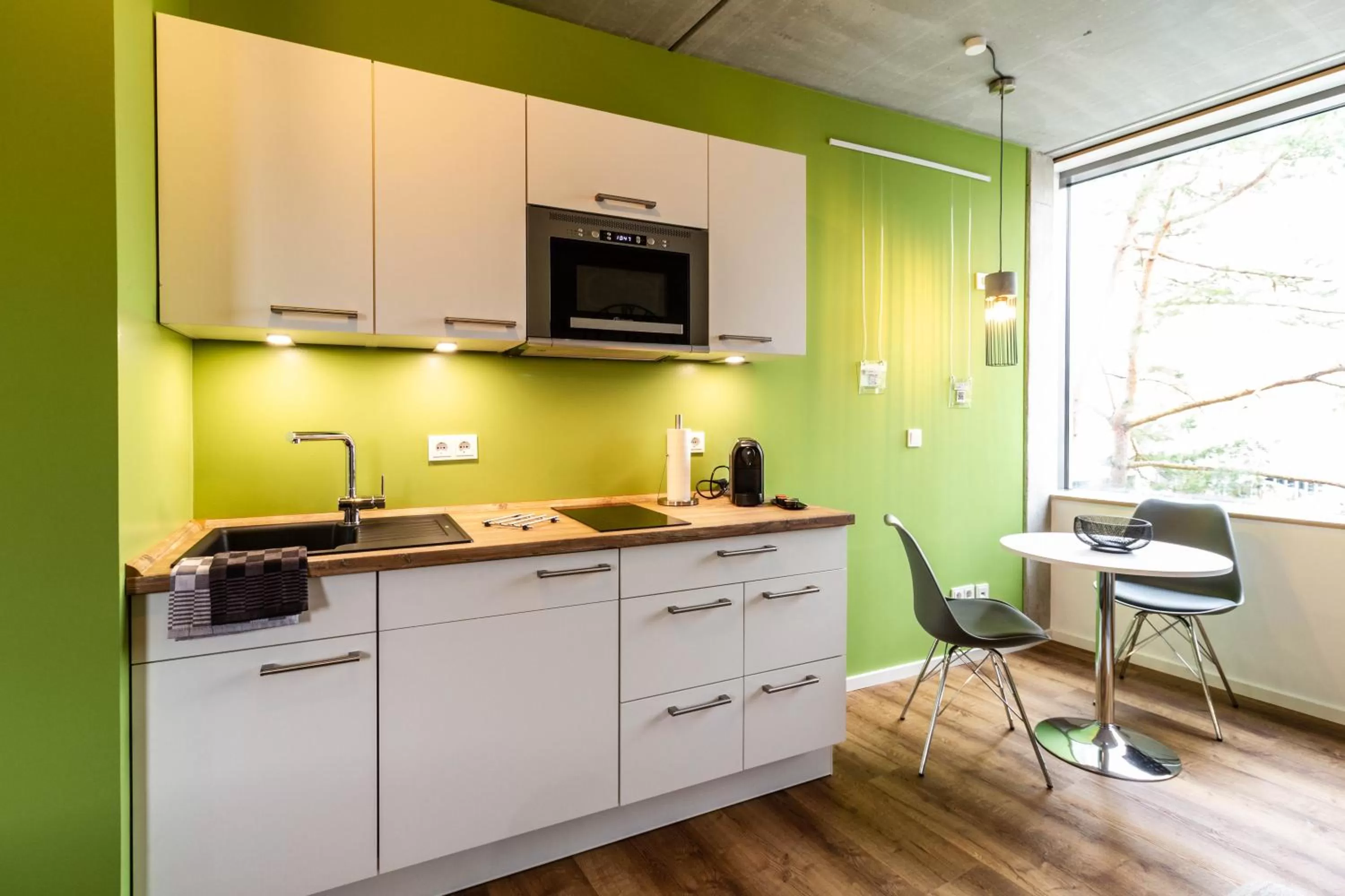 Kitchen or kitchenette in Gohlke L.O.F.T. Apartments