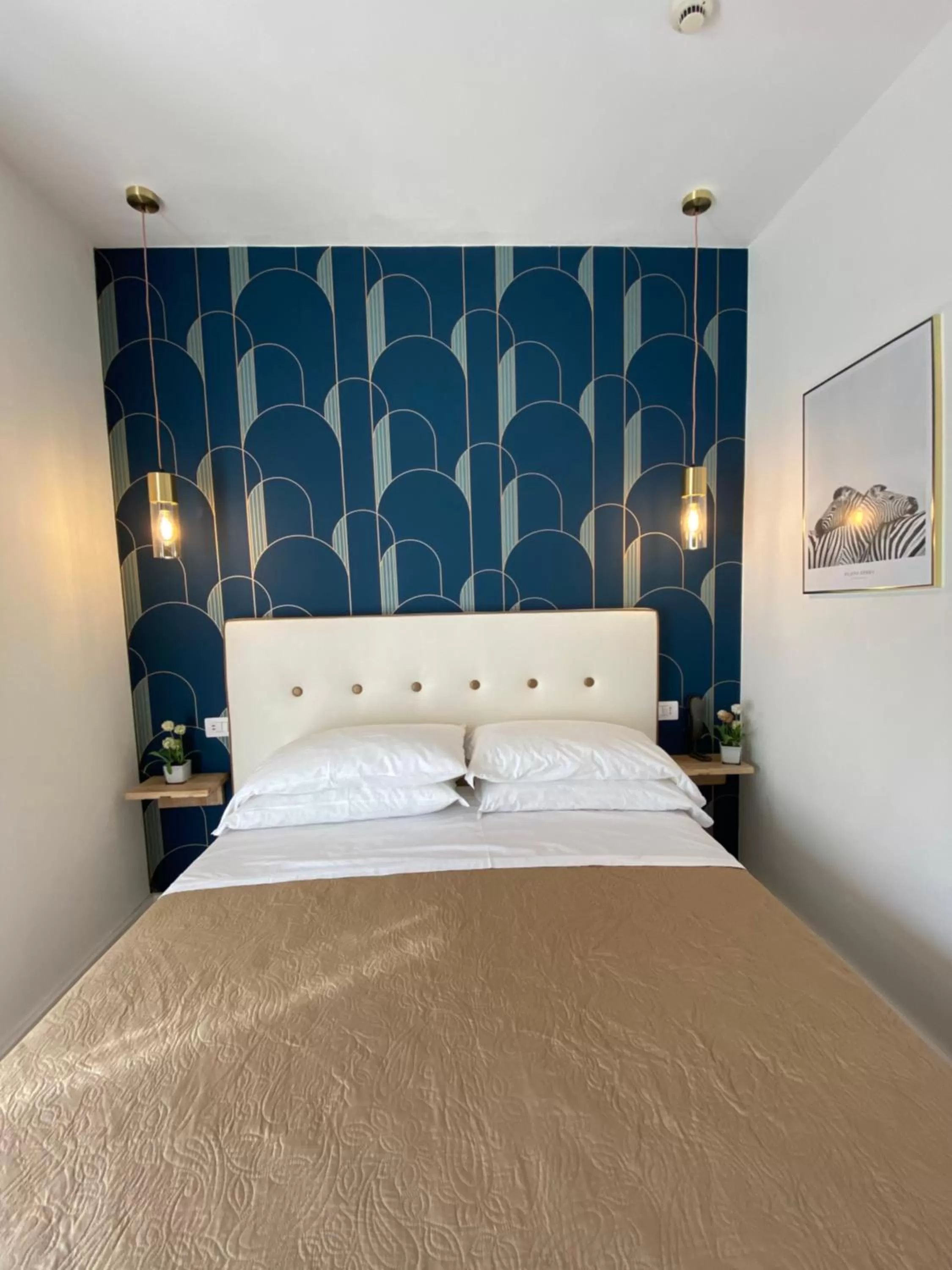 Bed in Hotel Europeo Napoli