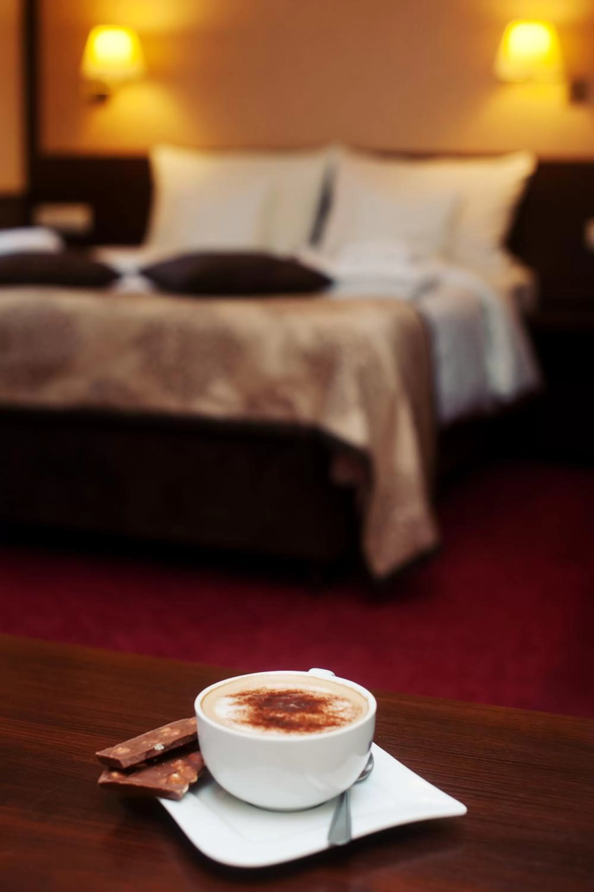 Bed in Hotel Wielopole