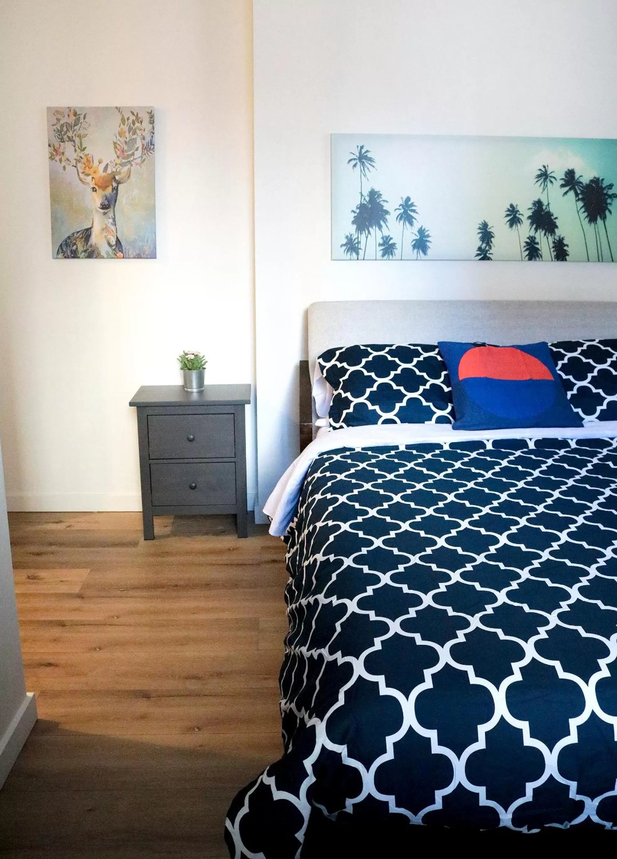 Bed in The Haas Suites