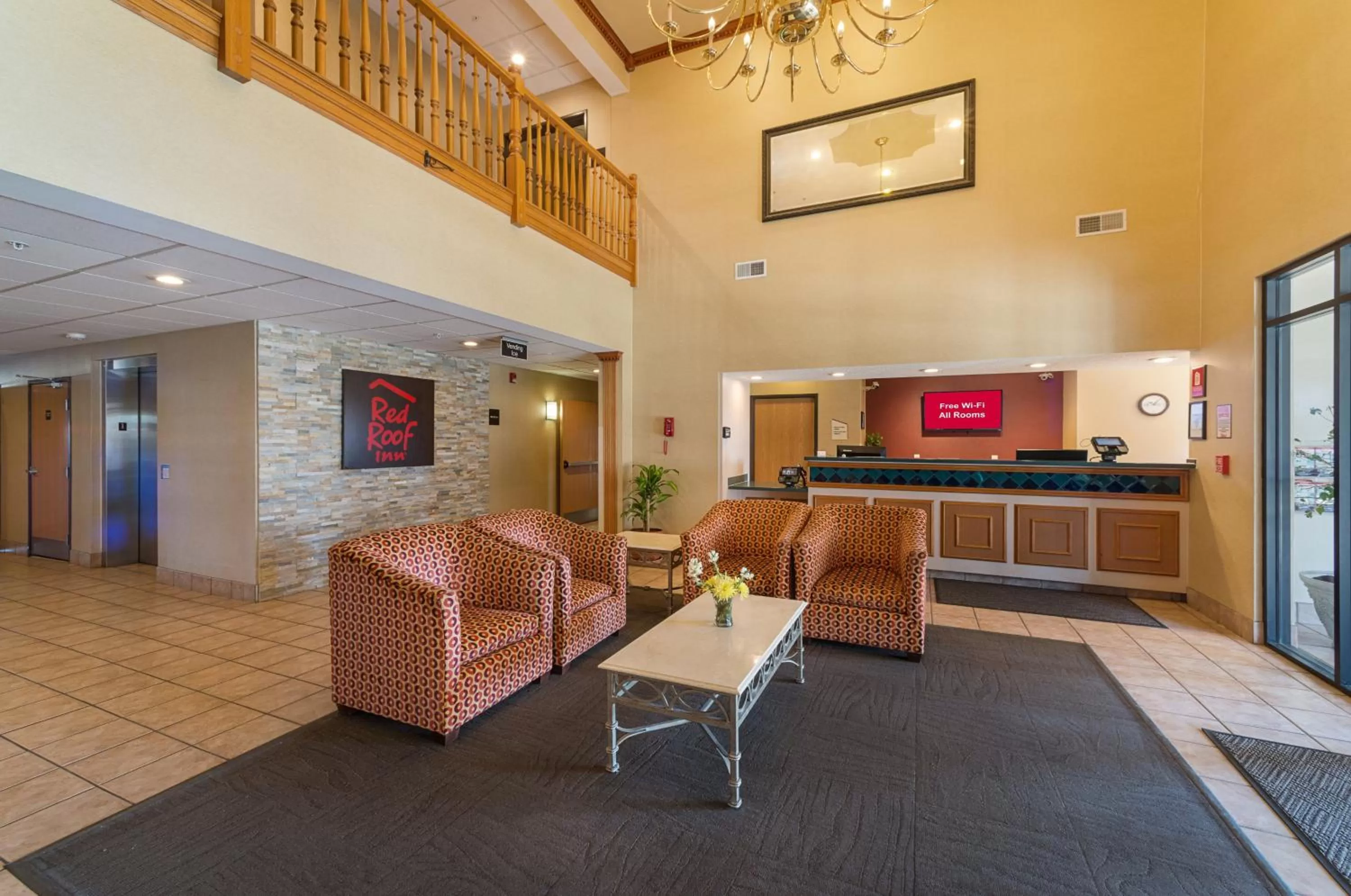 Lobby or reception in Red Roof Inn St Louis - Troy, IL