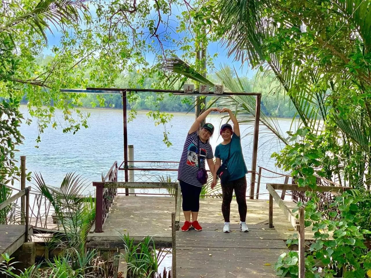 People in Sabak Awor Resort