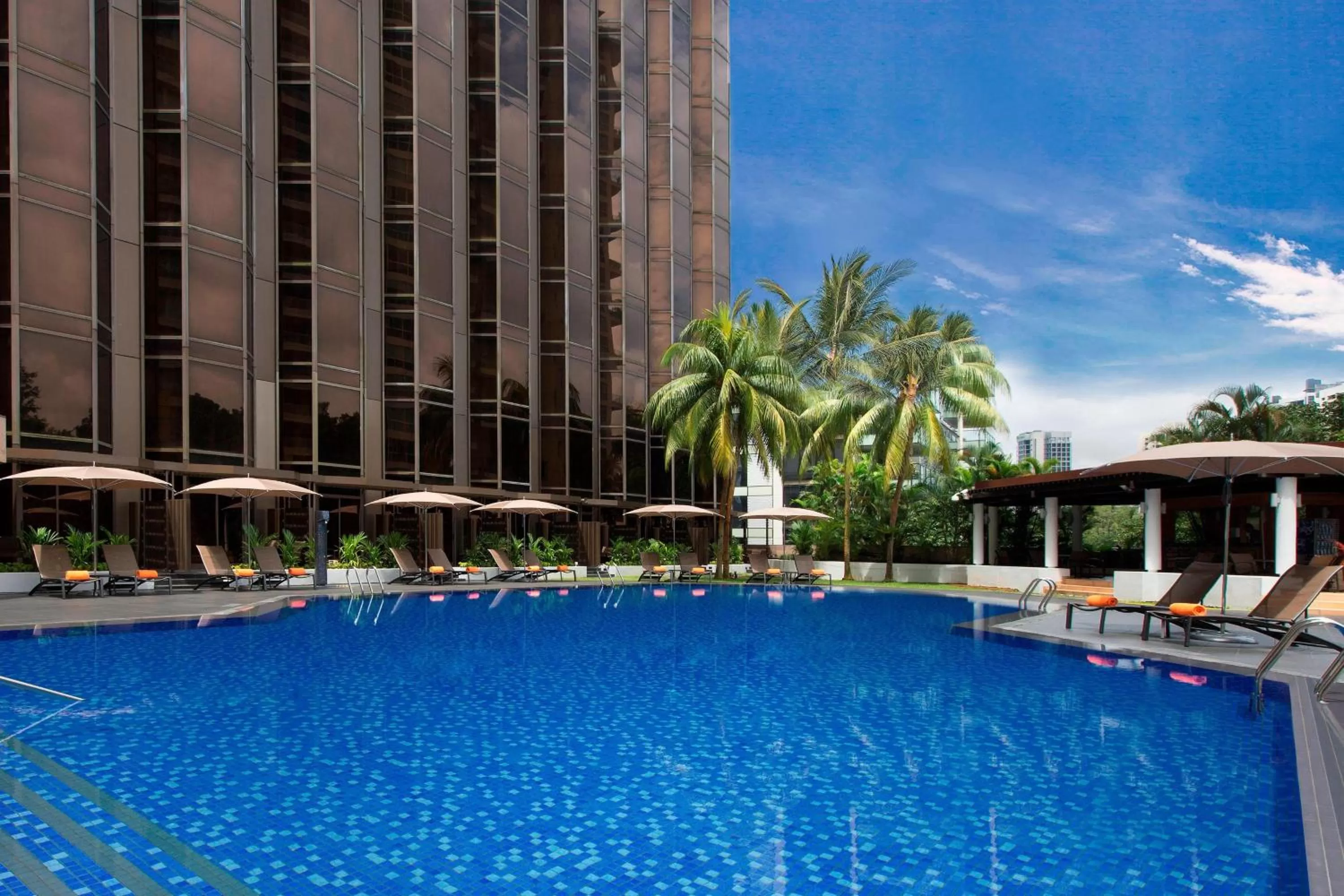 Swimming pool in Sheraton Towers Singapore Hotel