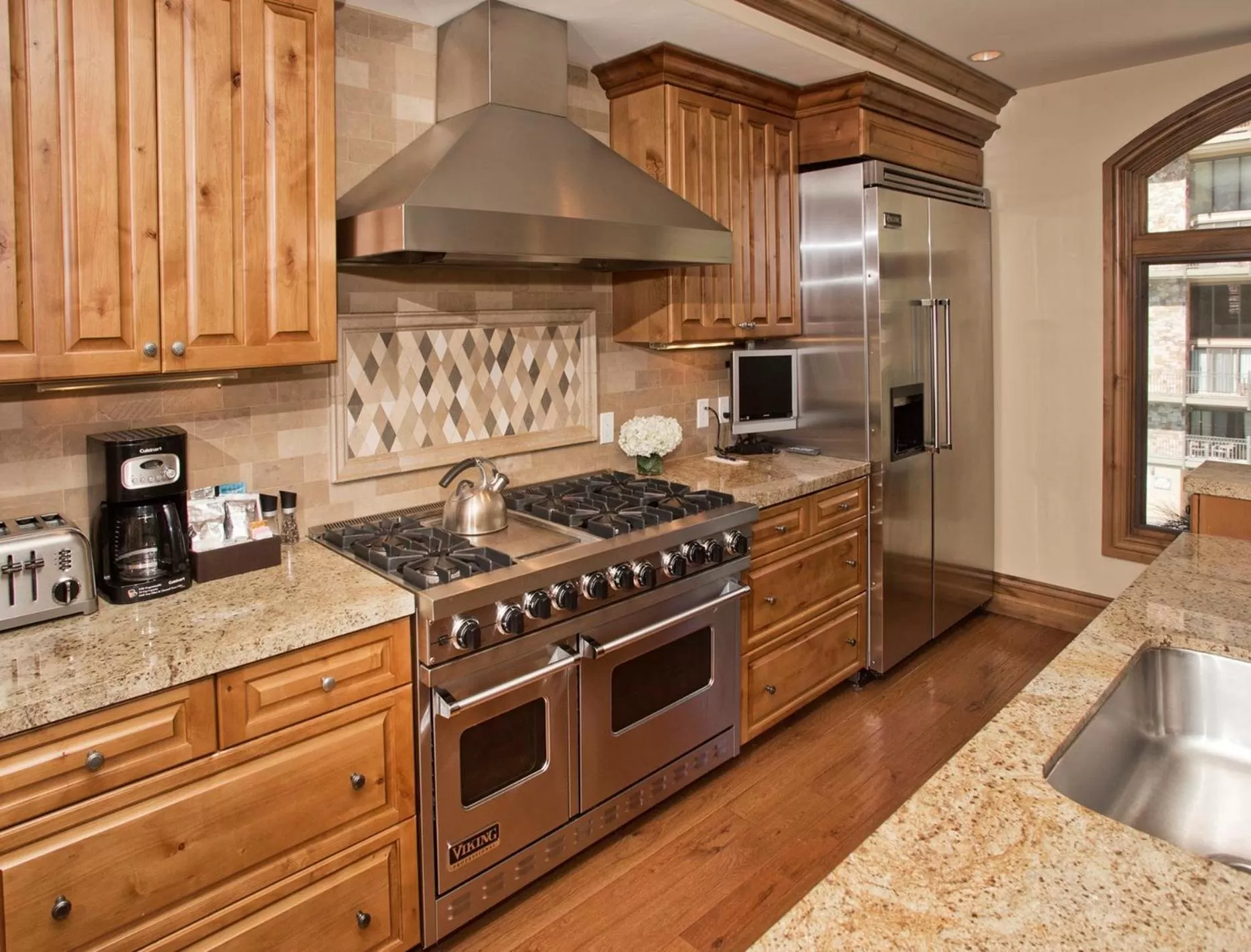 Kitchen or kitchenette in The Arrabelle at Vail Square, a RockResort, by Vail Resorts