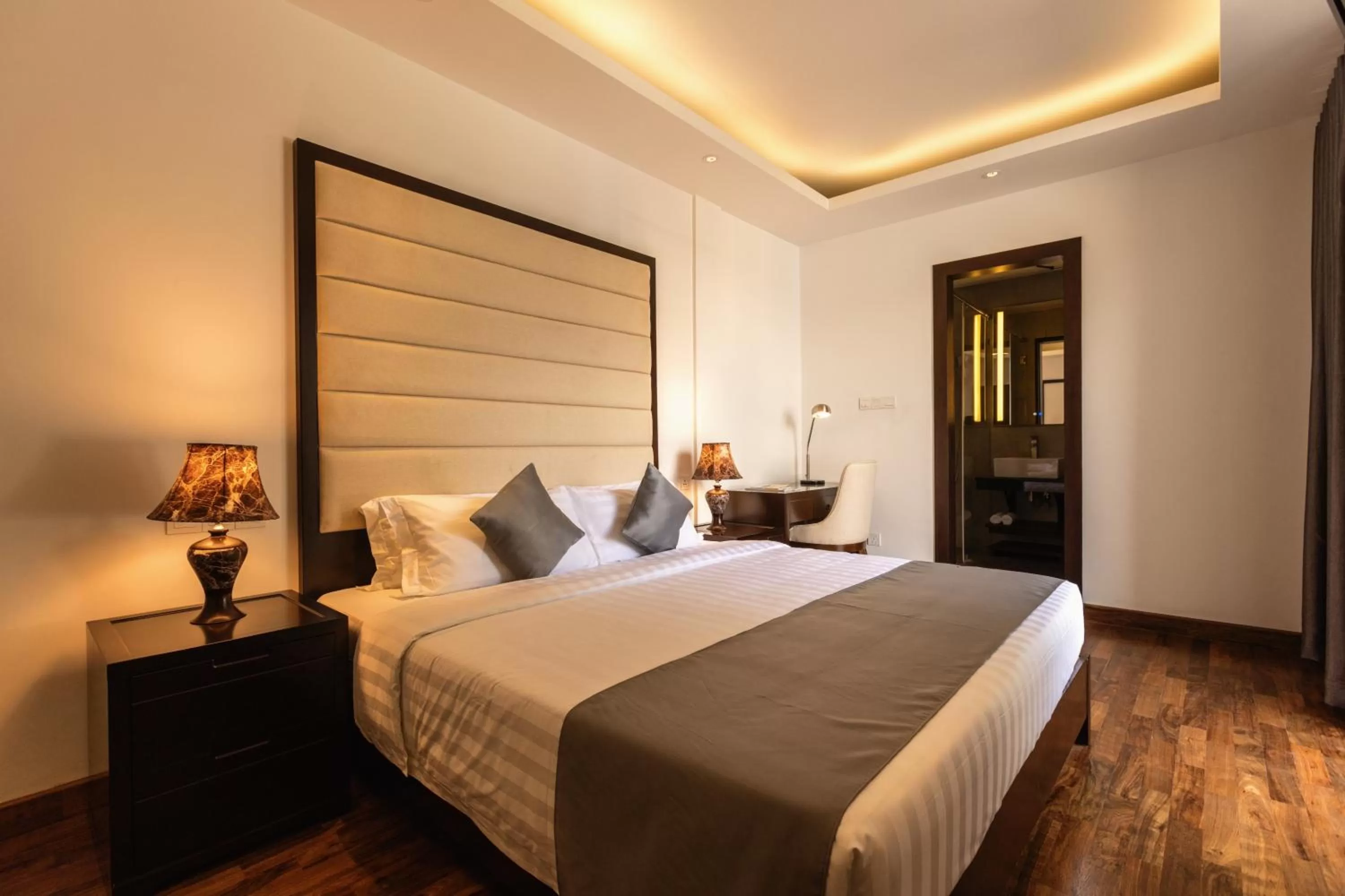 Bed in Lavonca Boutique Hotel
