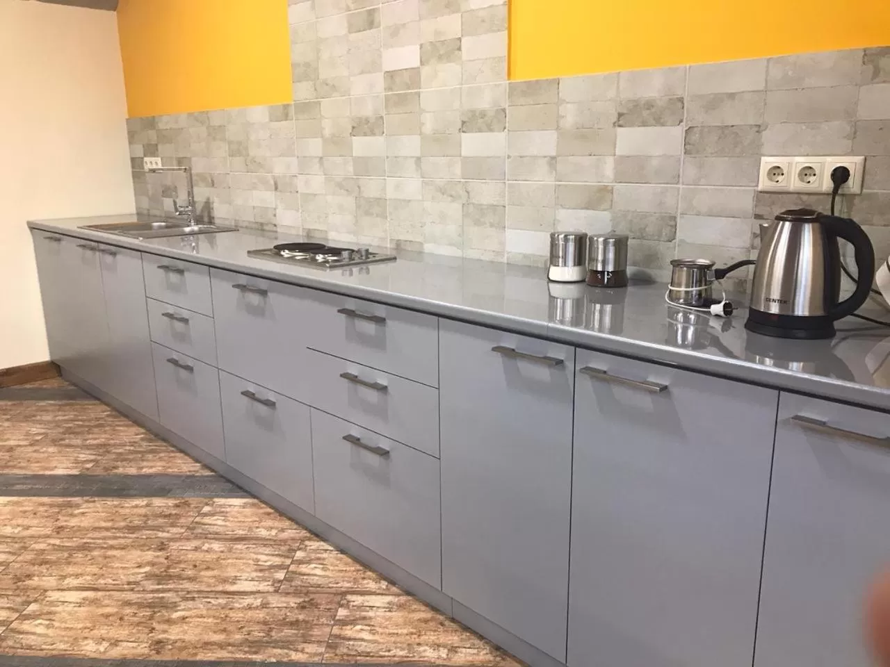 Kitchen/Kitchenette in Guest House in Gyumri