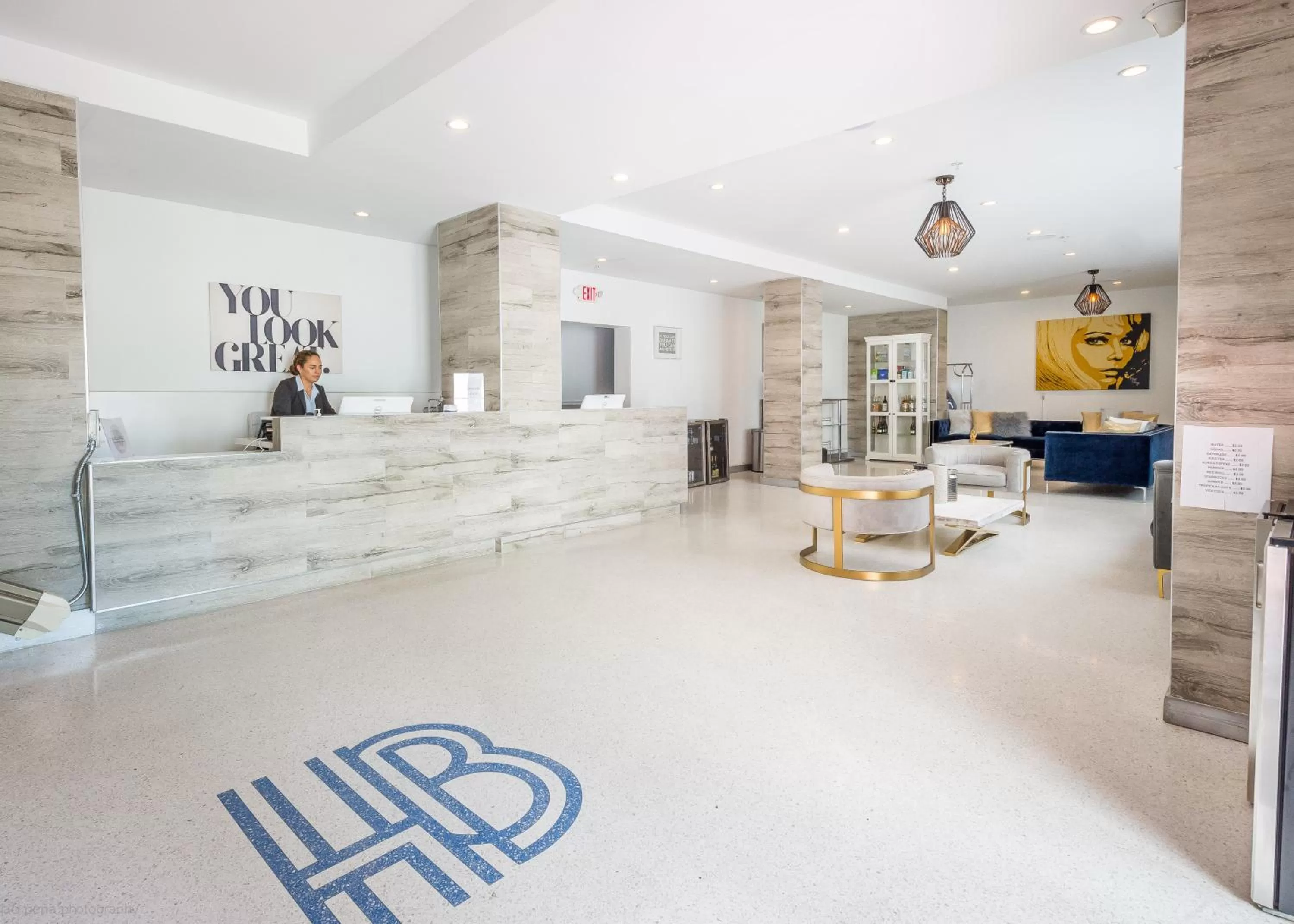 Lobby or reception in Hotel Belleza