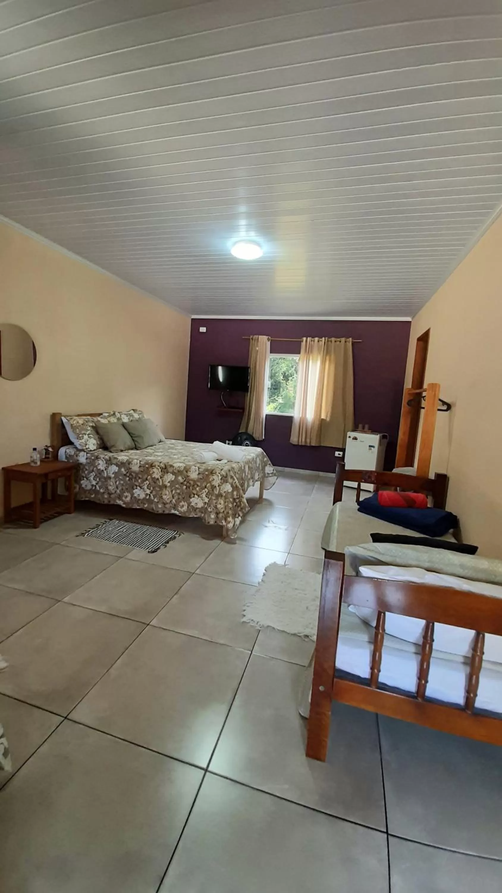 Bed in Pousada Recanto da Lu