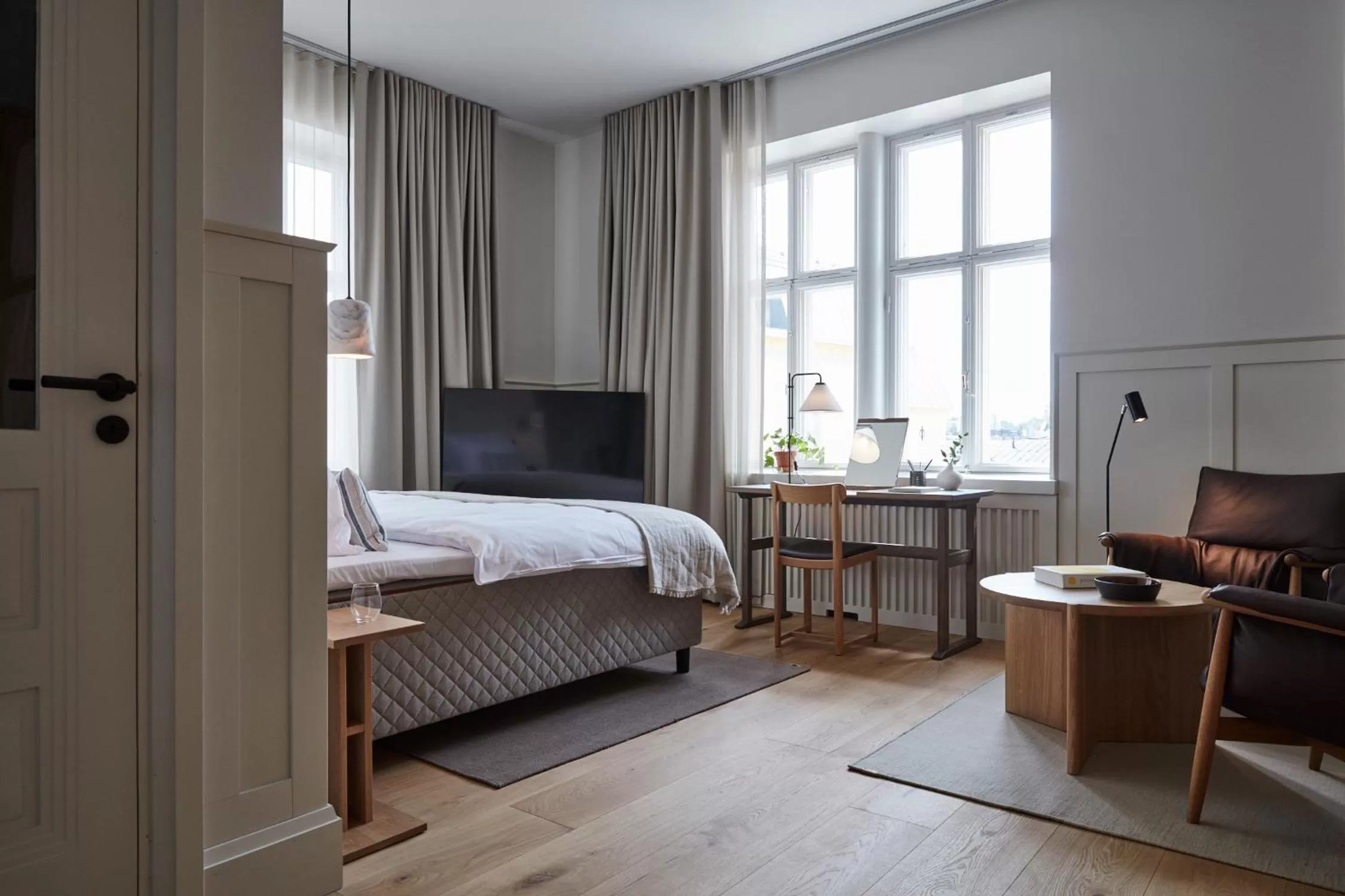 Bed in RUNO Hotel Porvoo