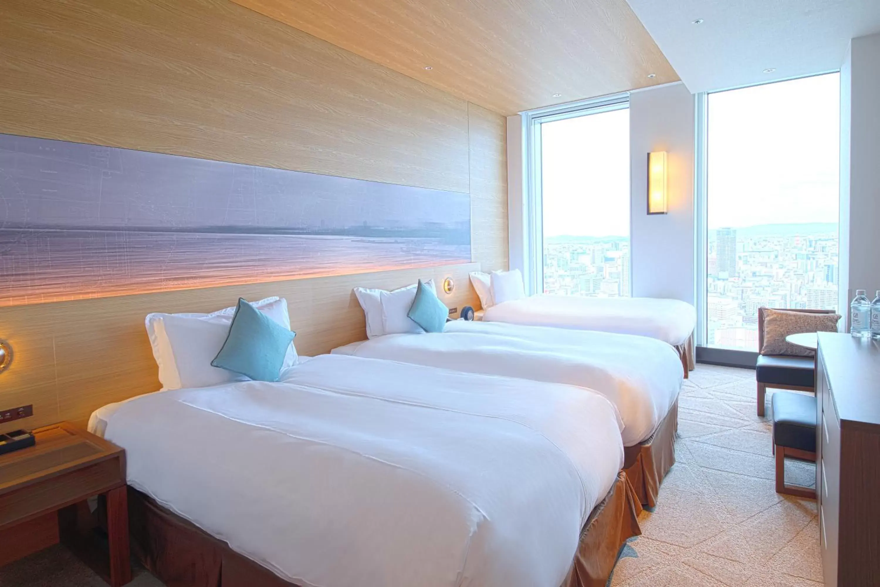 Top Floor (36th FL) Superior Triple Room Canal View in Nagoya Prince Hotel Sky Tower Top Floor (36th FL) Superior Triple Room Canal View in Nagoya Prince Hotel Sky Tower