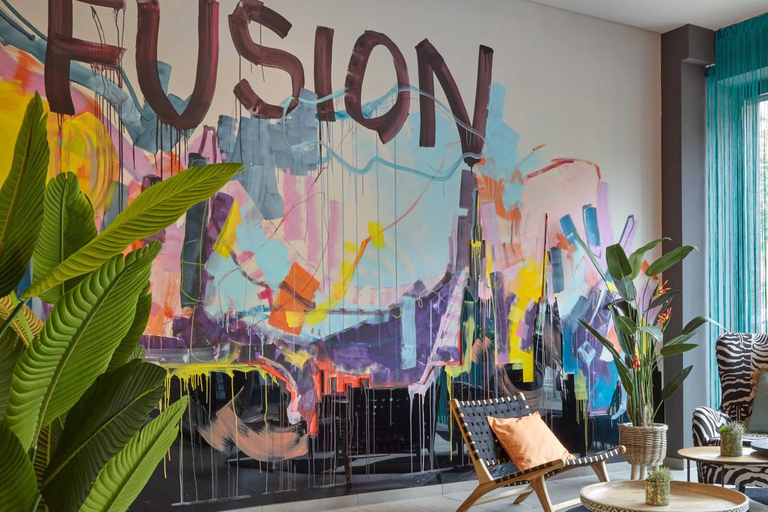 Decorative detail in the niu Fusion