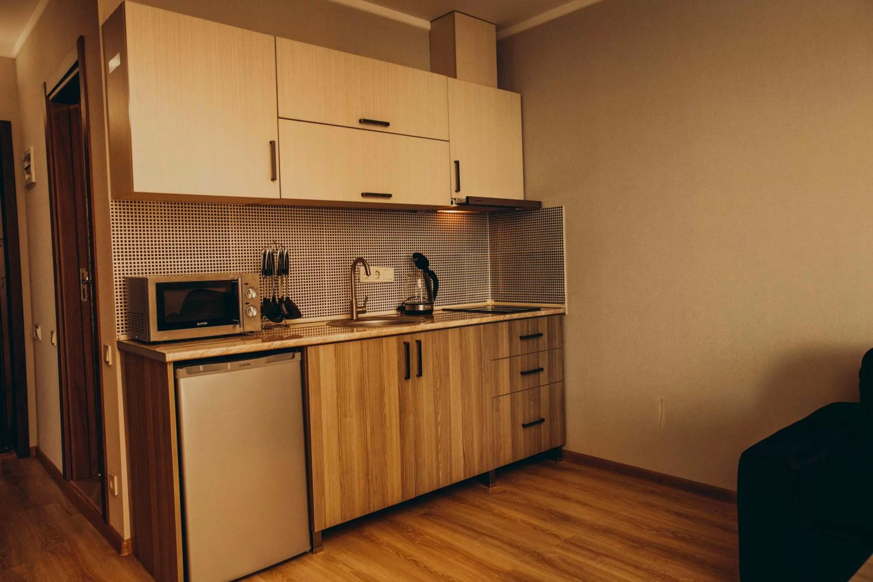 Kitchen or kitchenette, Kitchen/Kitchenette in Aparthotel Holiday Lux Batumi