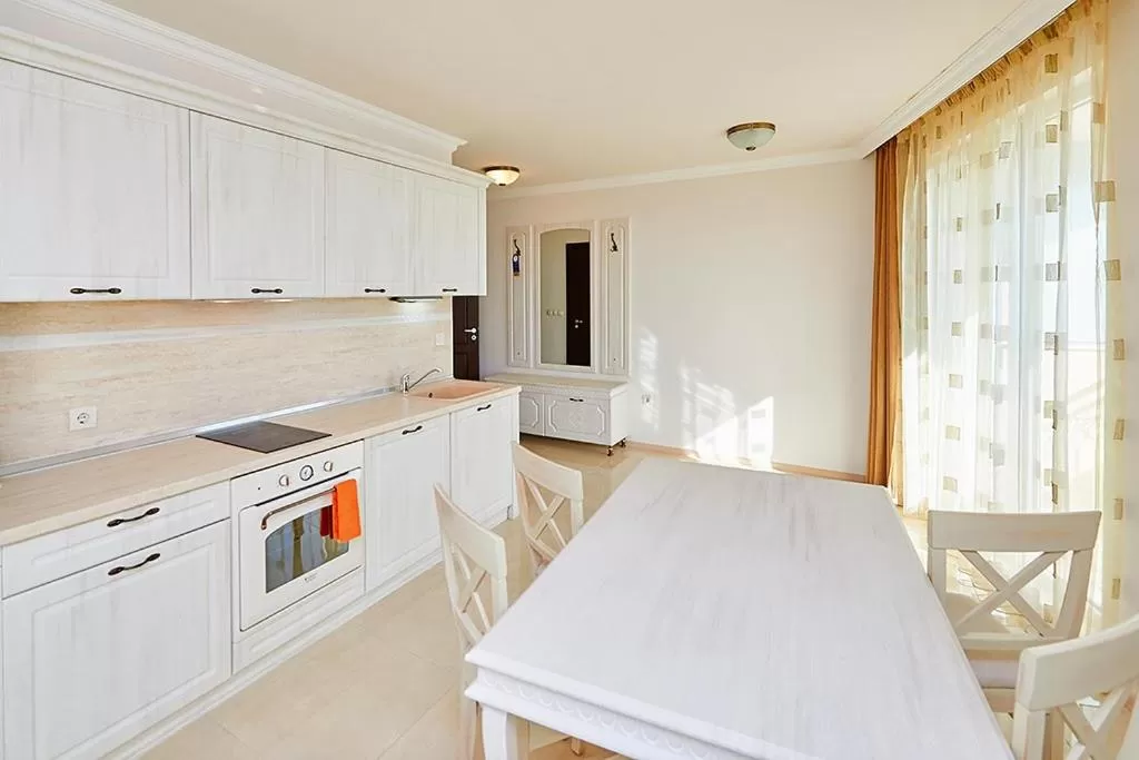 Kitchen or kitchenette in Penelopa Palace Apart Hotel & SPA