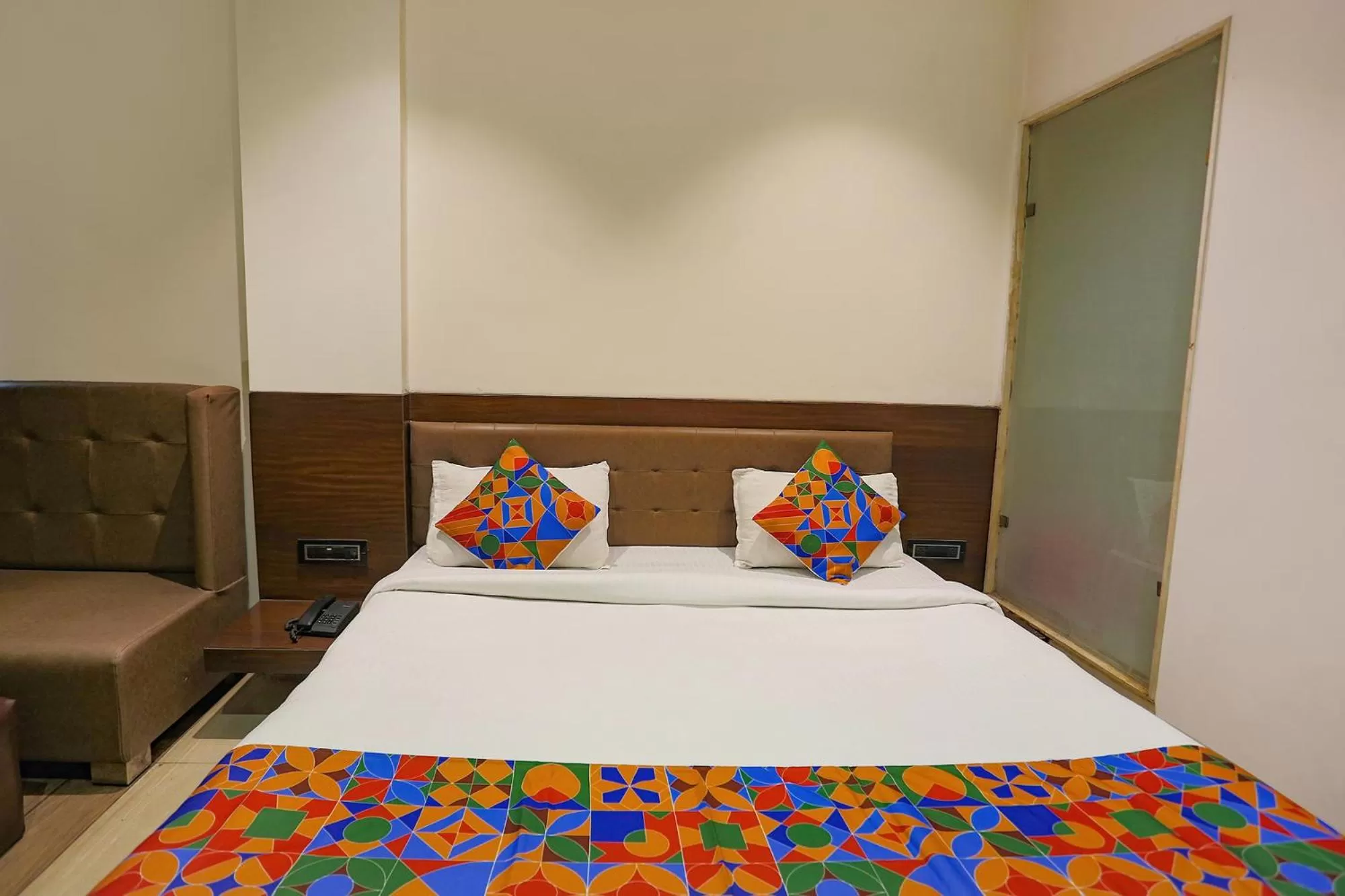 Bed in FabHotel Sun Park