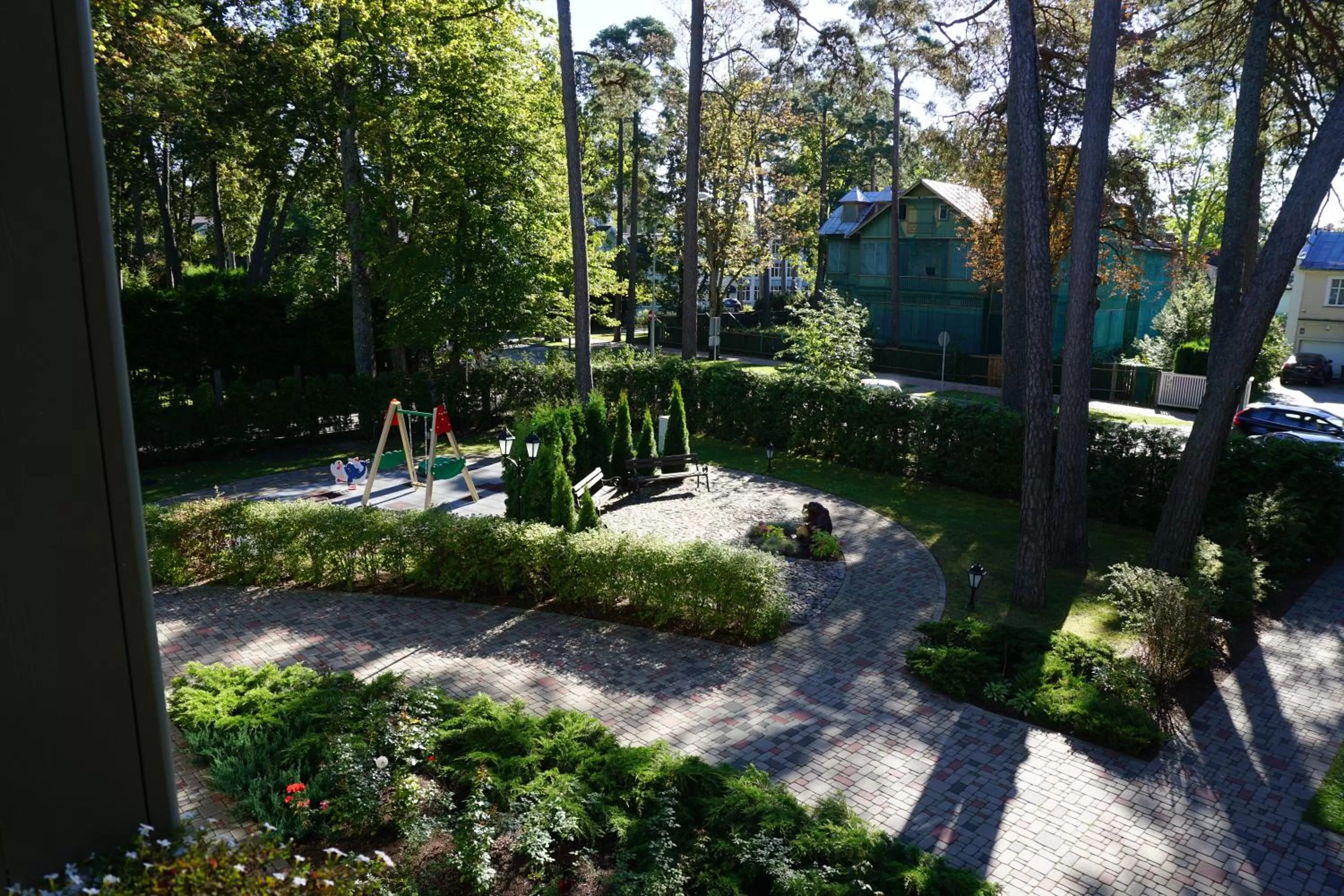 Children play ground in Wooden Villa APARTMENTS
