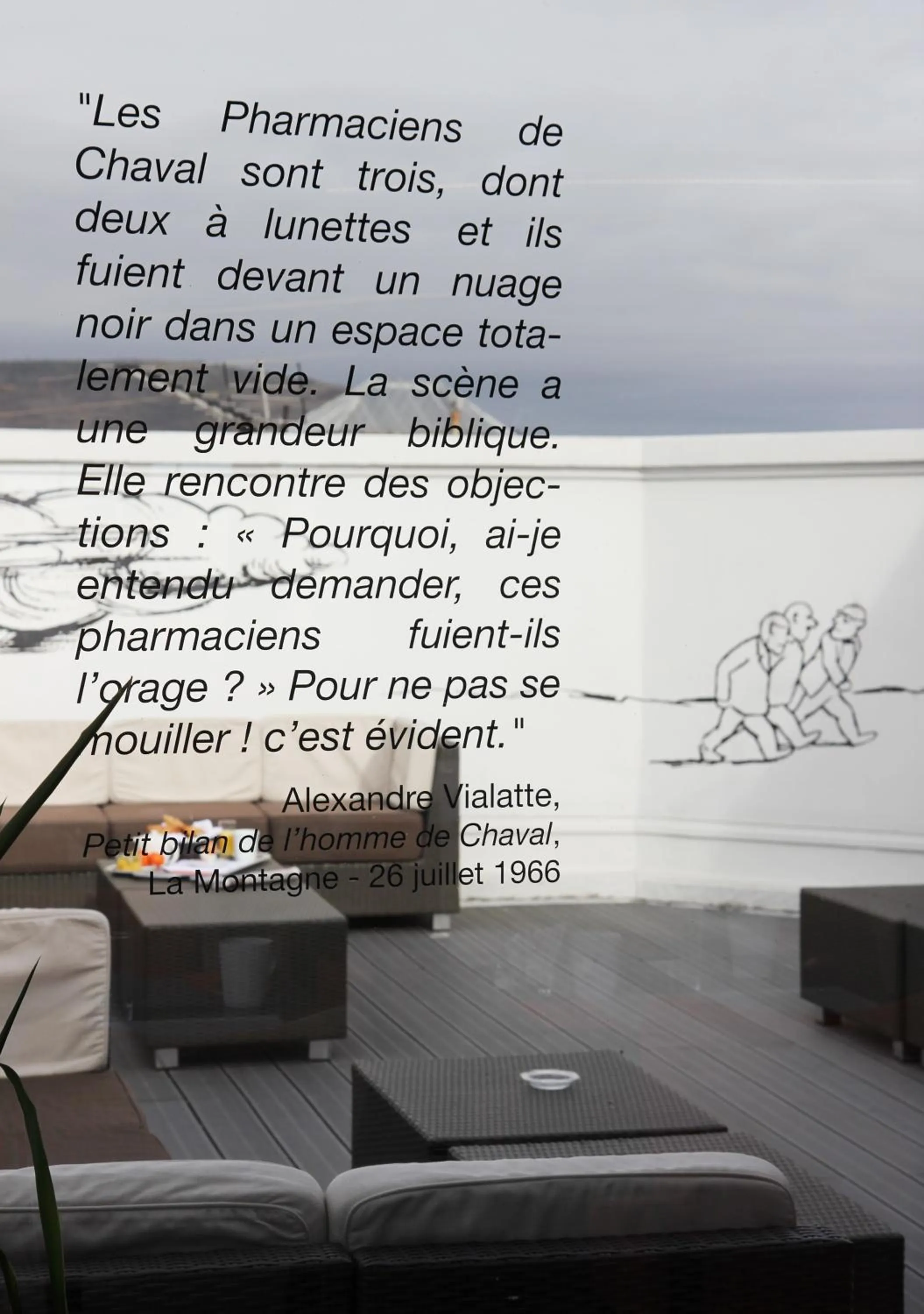 Decorative detail in Hotel Litteraire Alexandre Vialatte, BW Signature Collection