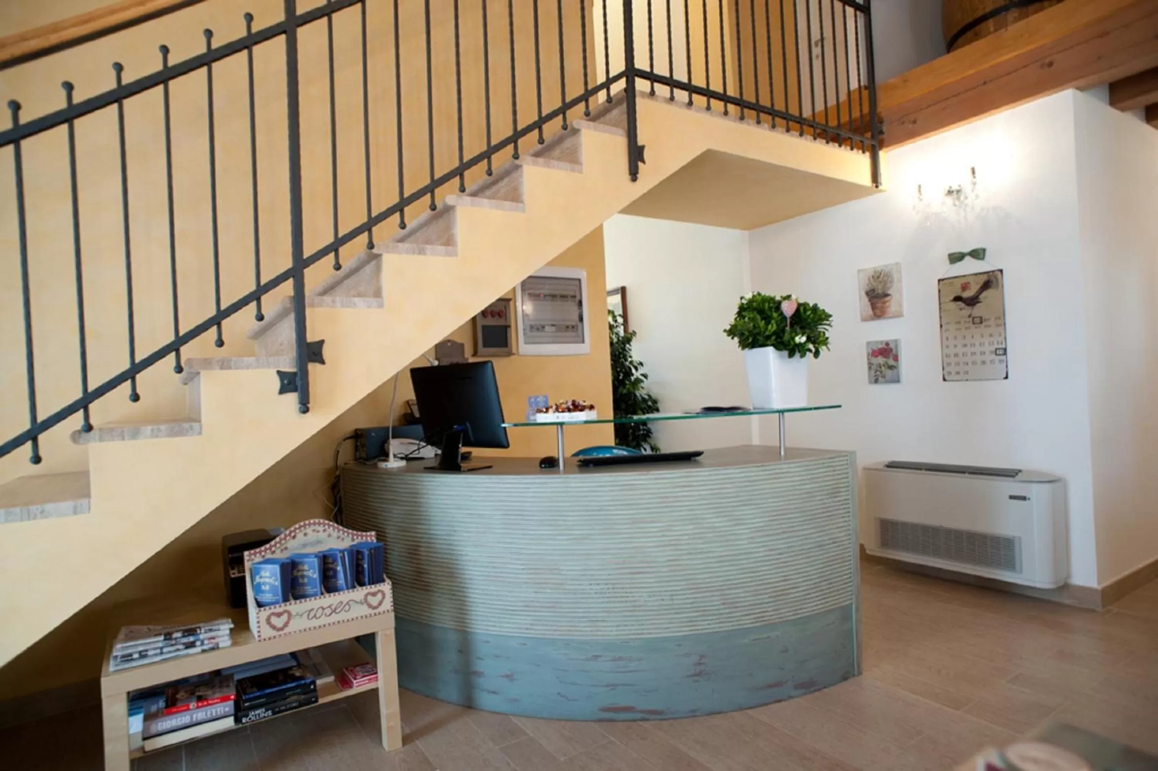 Lobby or reception in Villa Myosotis