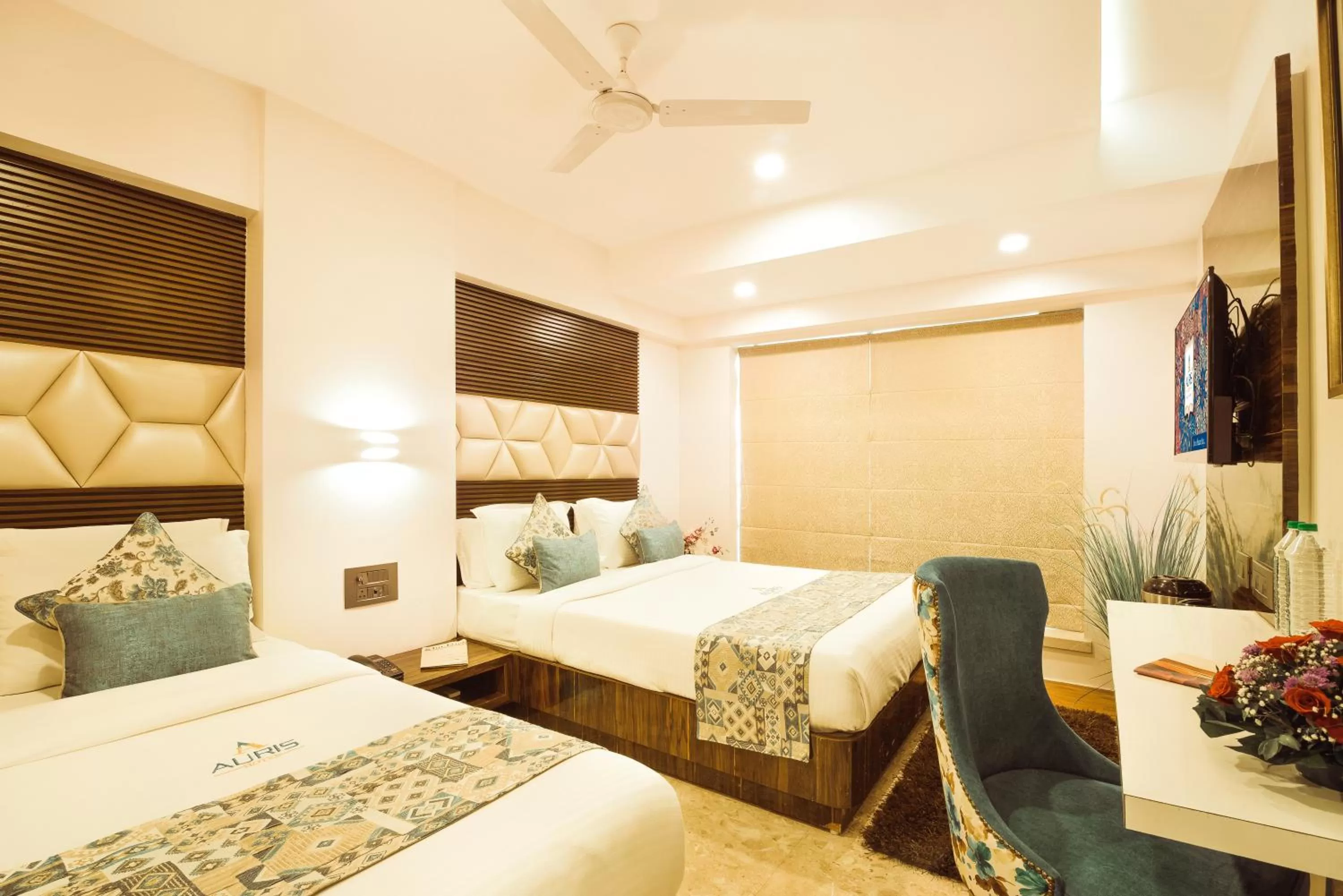 Bedroom, Bed in Hotel Auris & Banquets, Mumbai International Airport