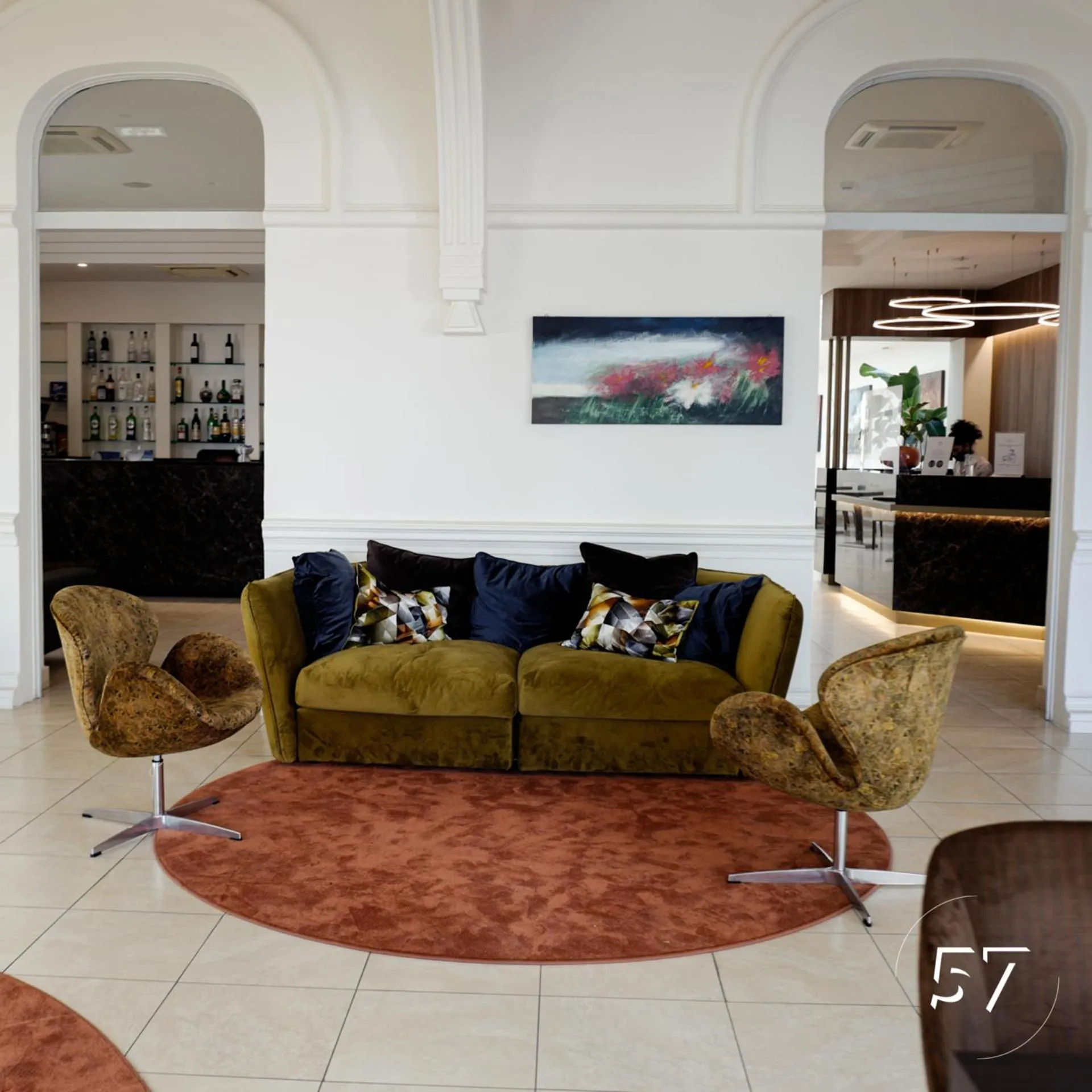 Lobby or reception in Hotel Regina Elena 57 & Oro Bianco SPA