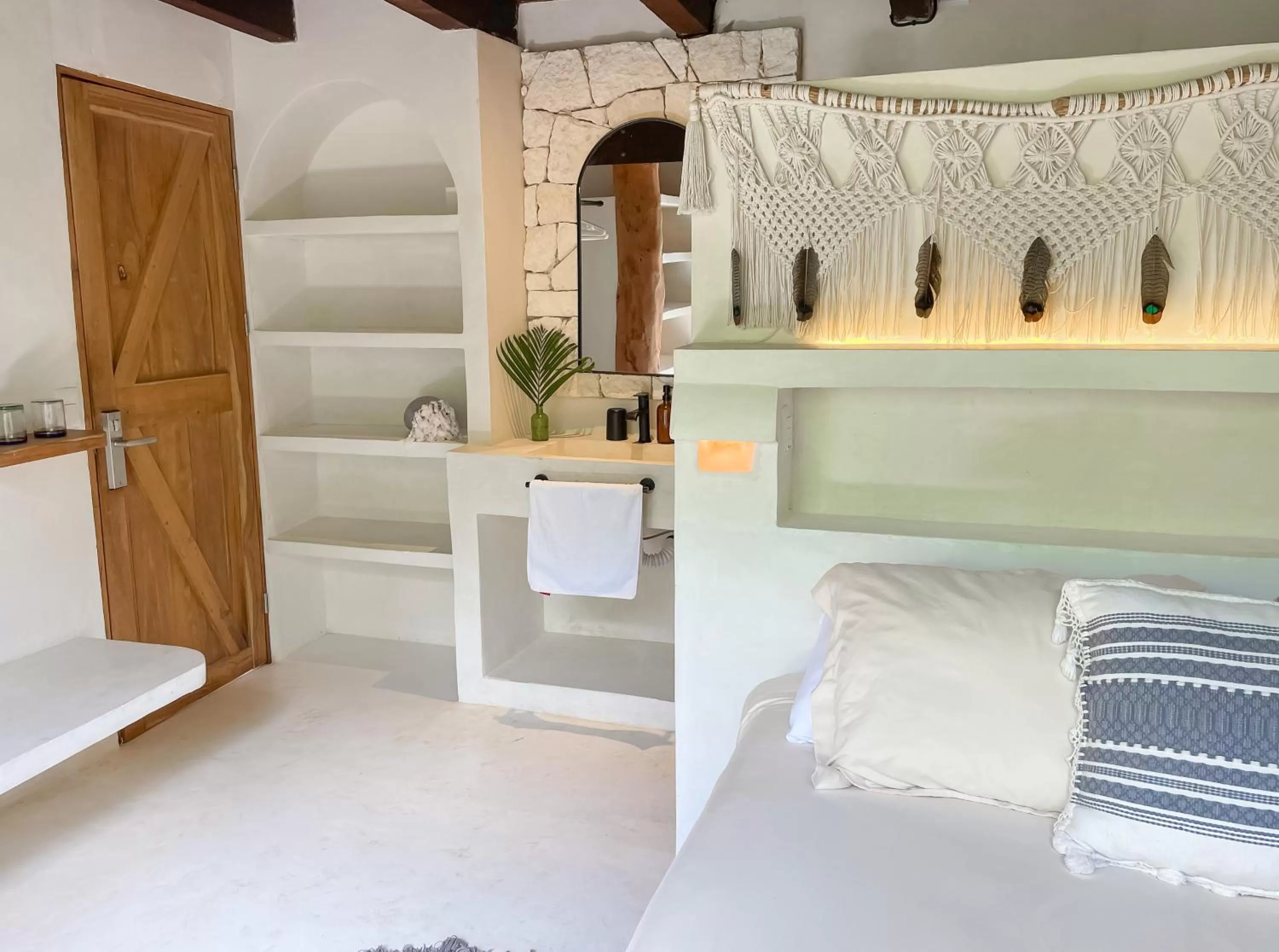 Bed in Amansala Resort