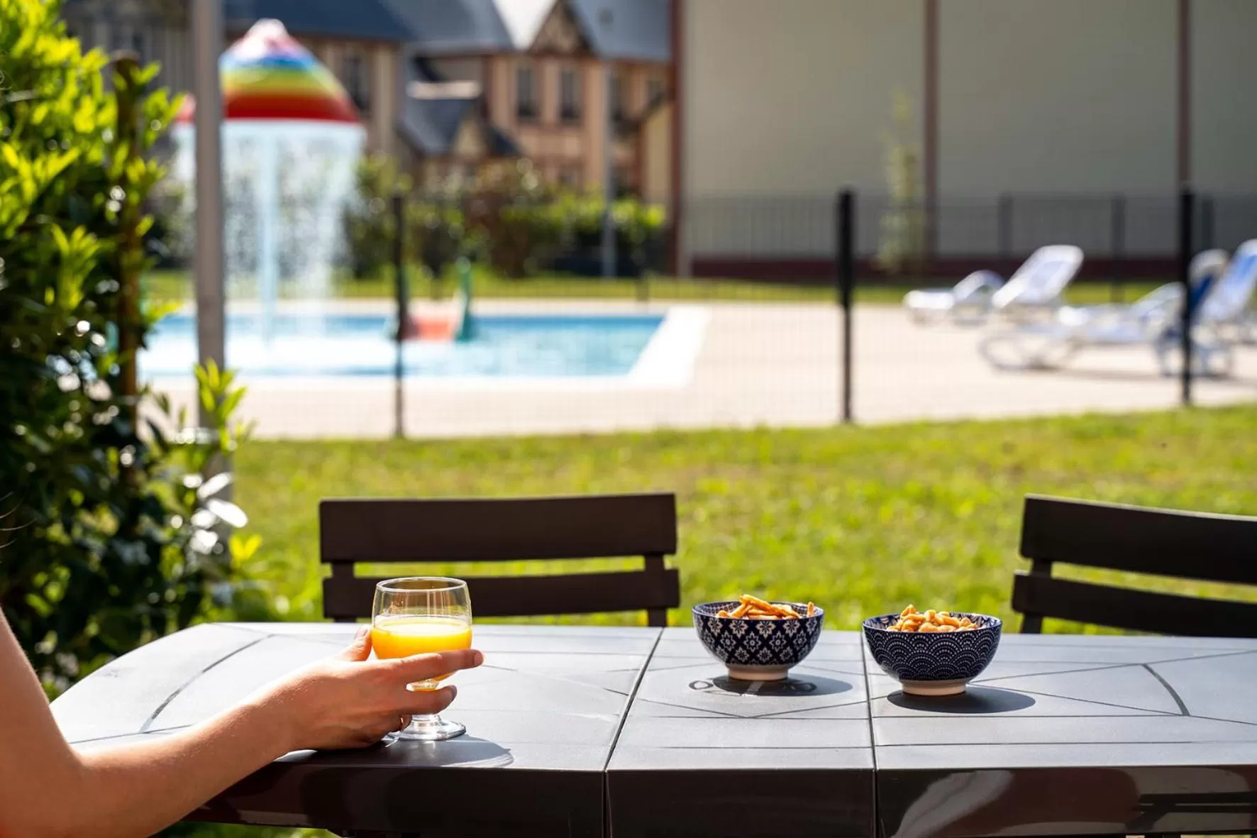 Patio in Résidence Goélia Le Victoria