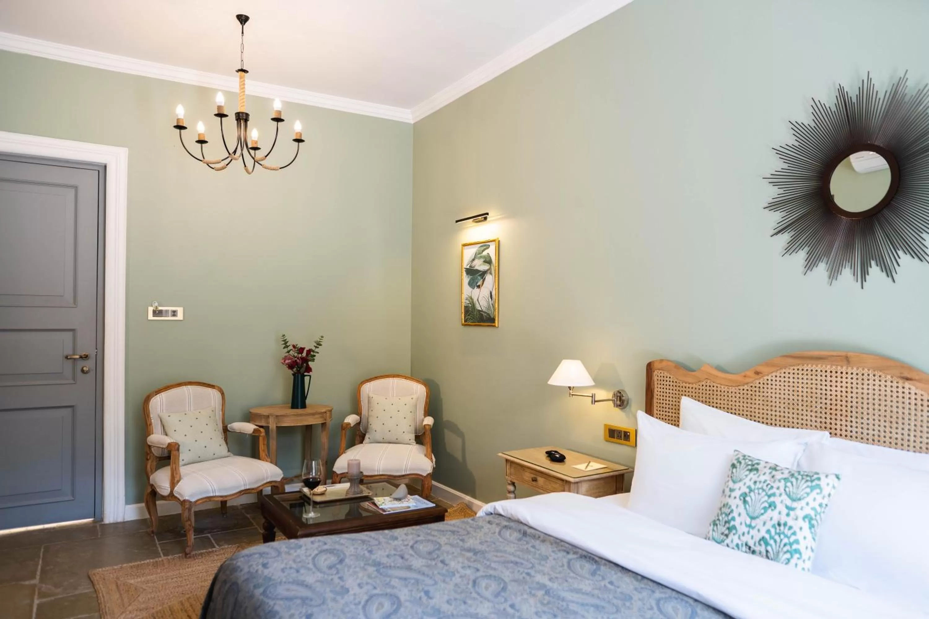 Bed, Seating Area in The Source At Sula