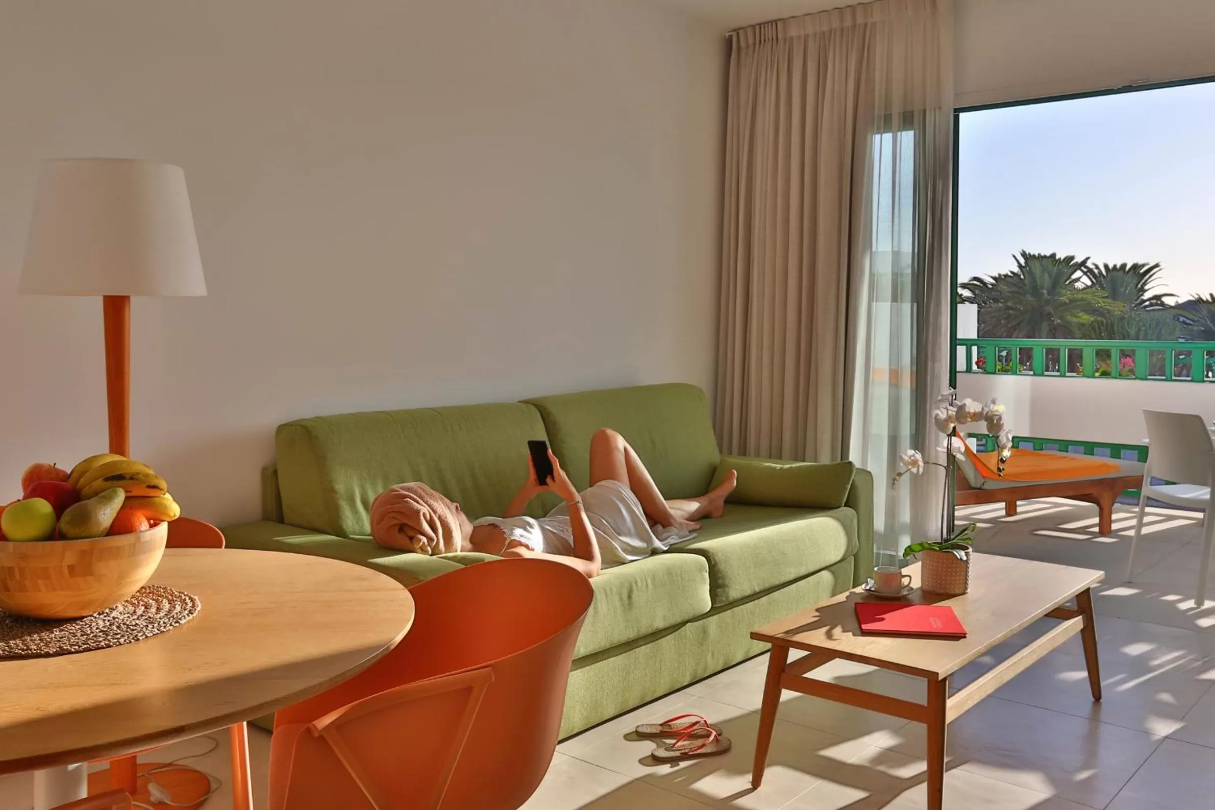 Living room in Nazaret Apartments