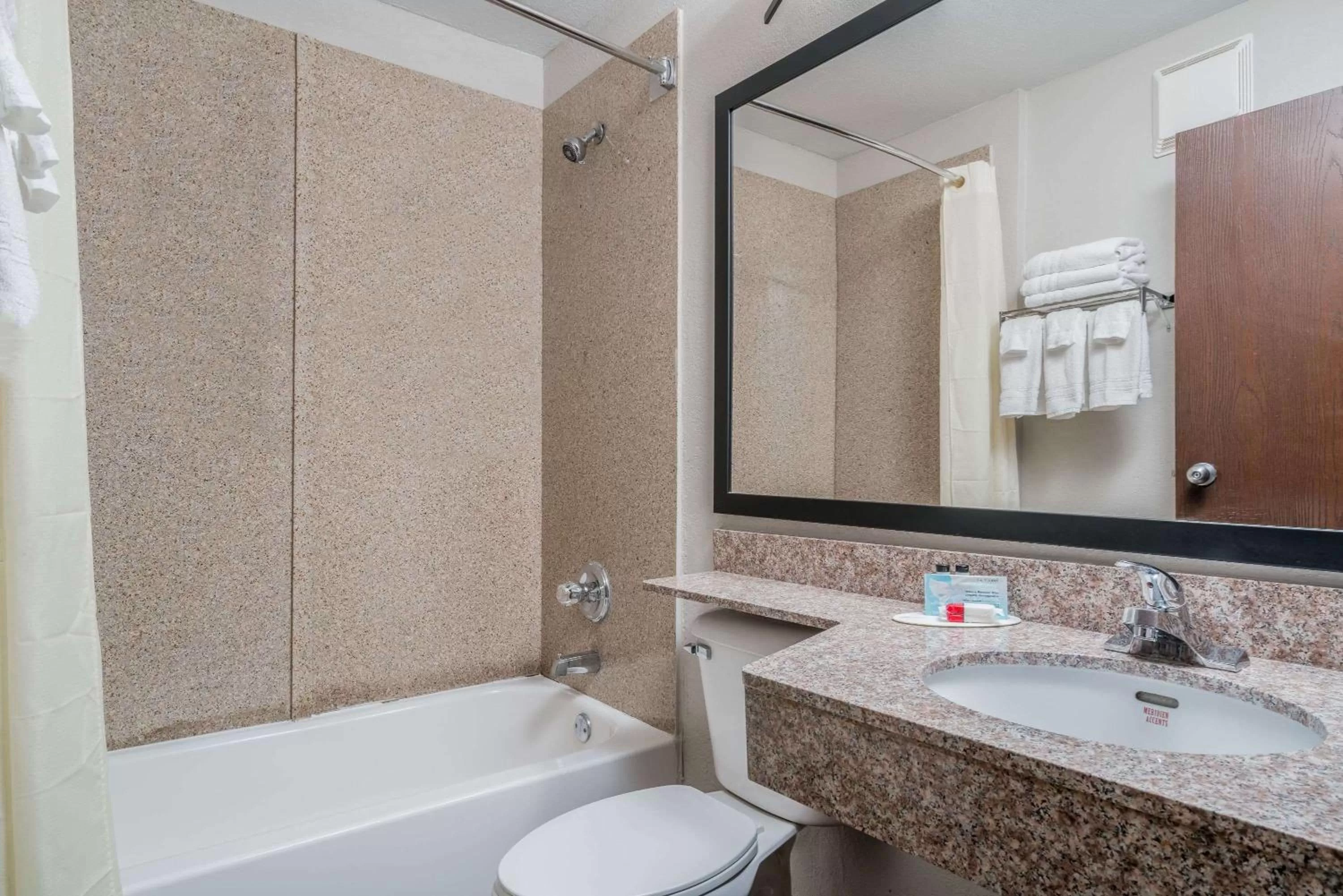 Bathroom in Microtel Inn & Suites by Wyndham Rochester North Mayo Clinic