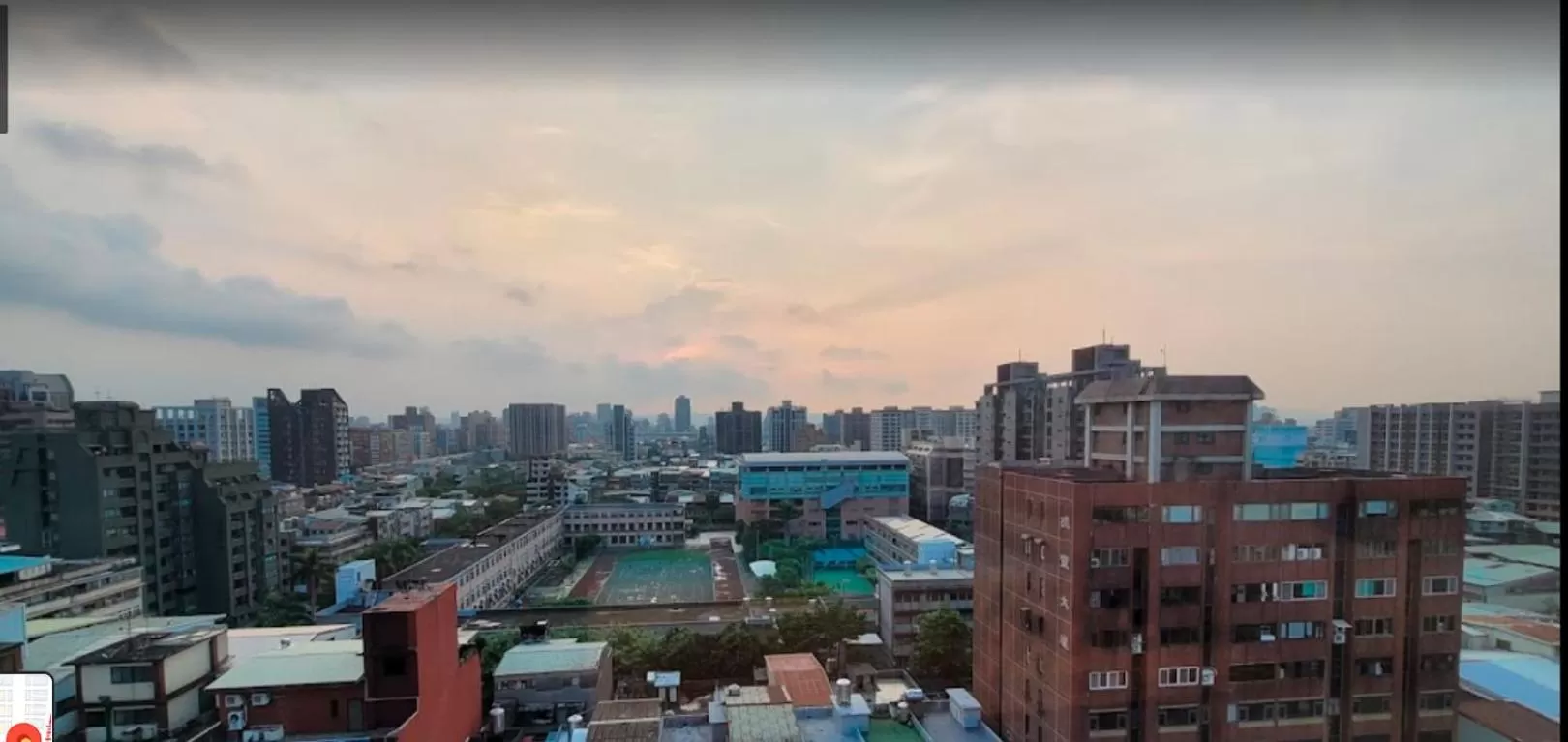 City view in Santos Hotel