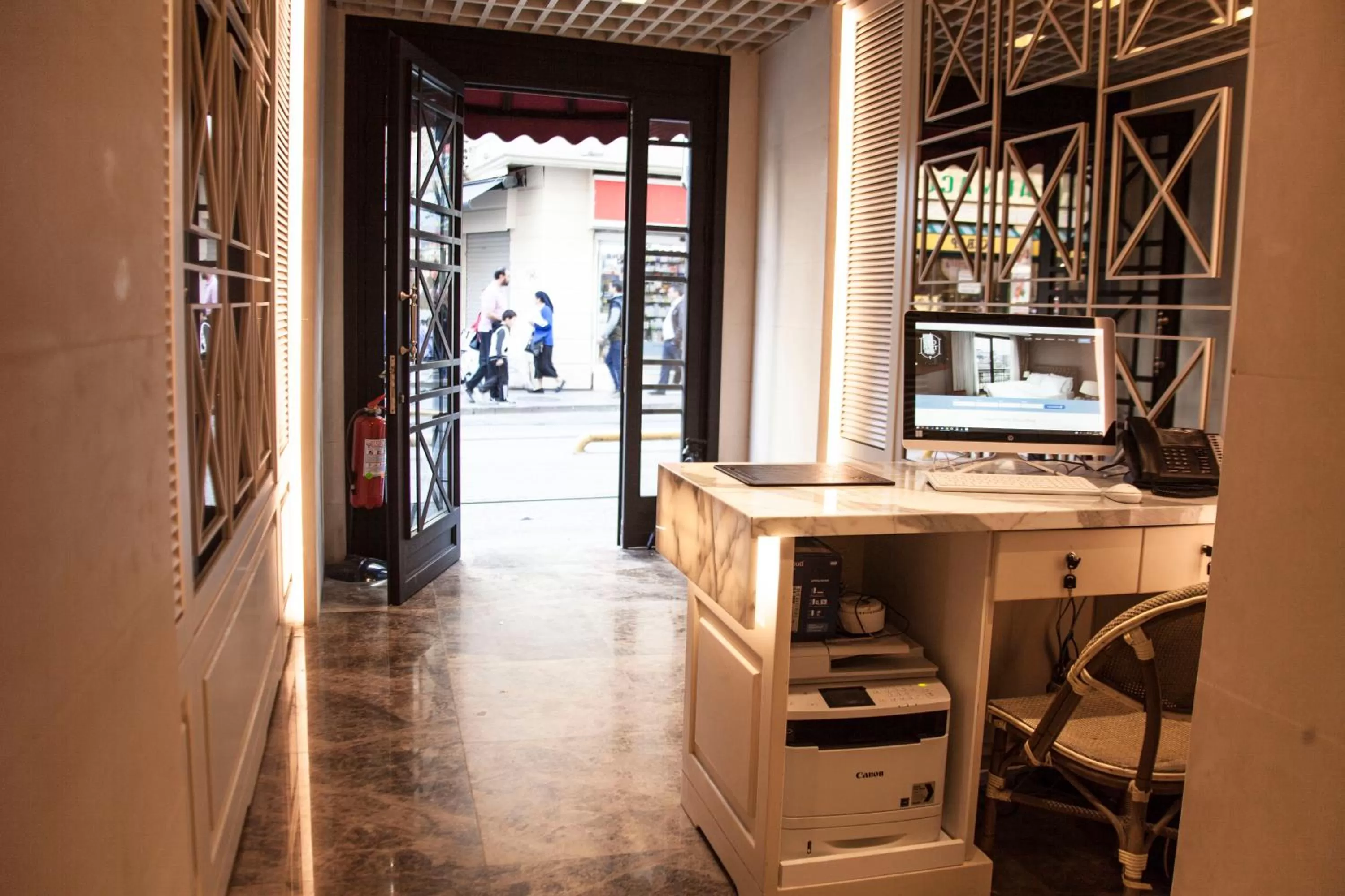 Facade/entrance in Old Port Hotel