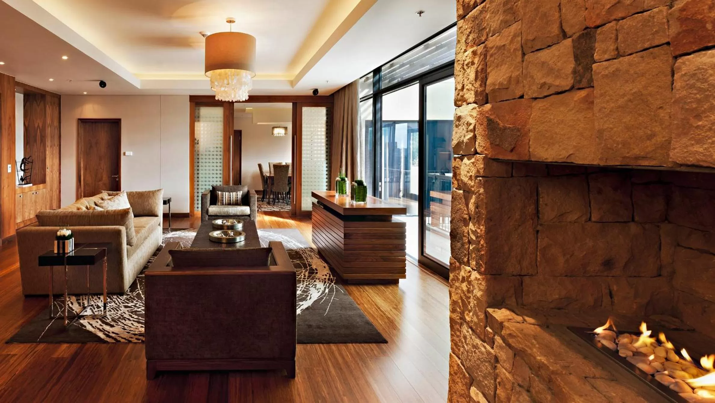 Living room in Oubaai Hotel Golf & Spa