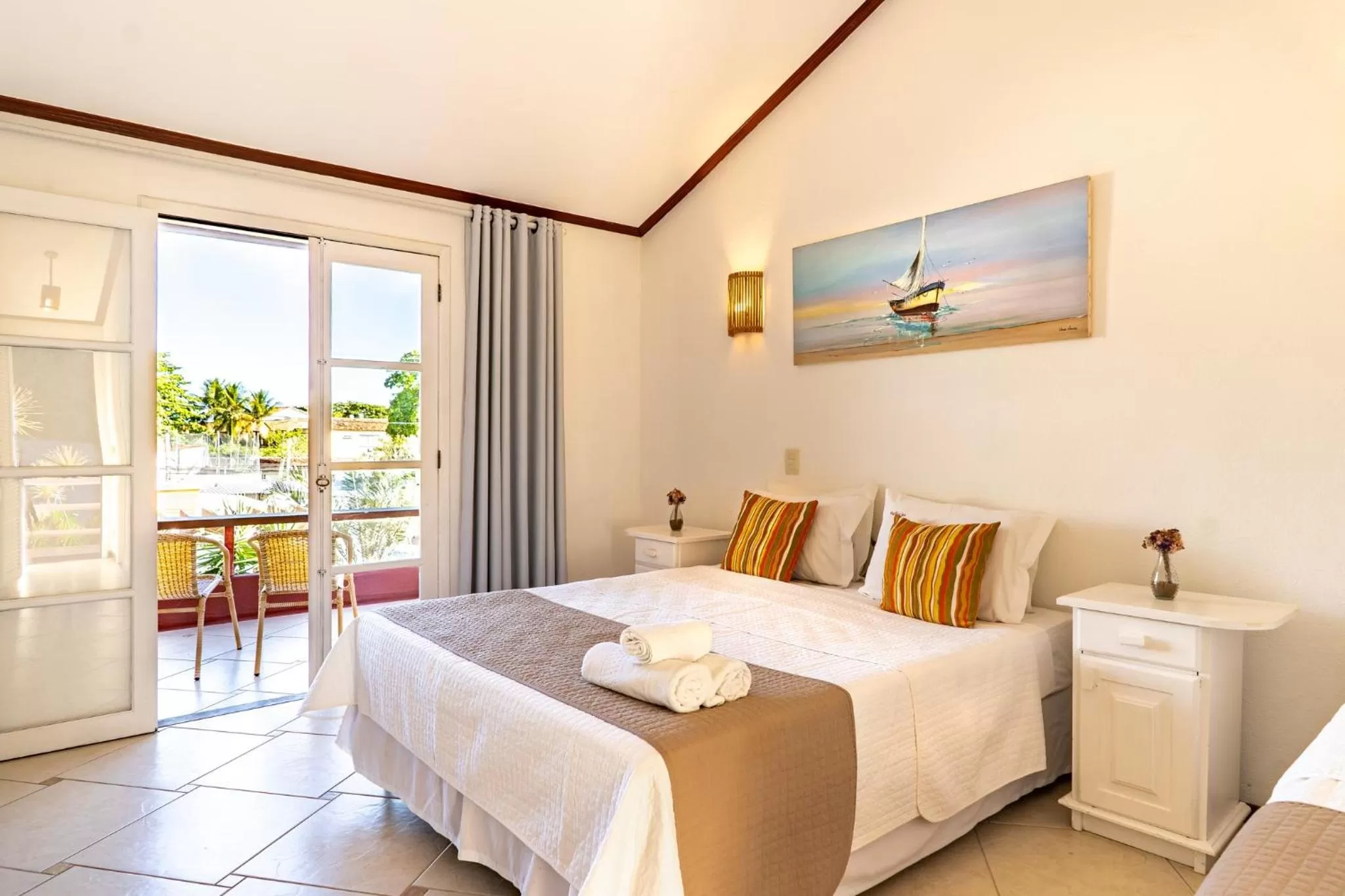 Bed in Riviera Búzios Hotel