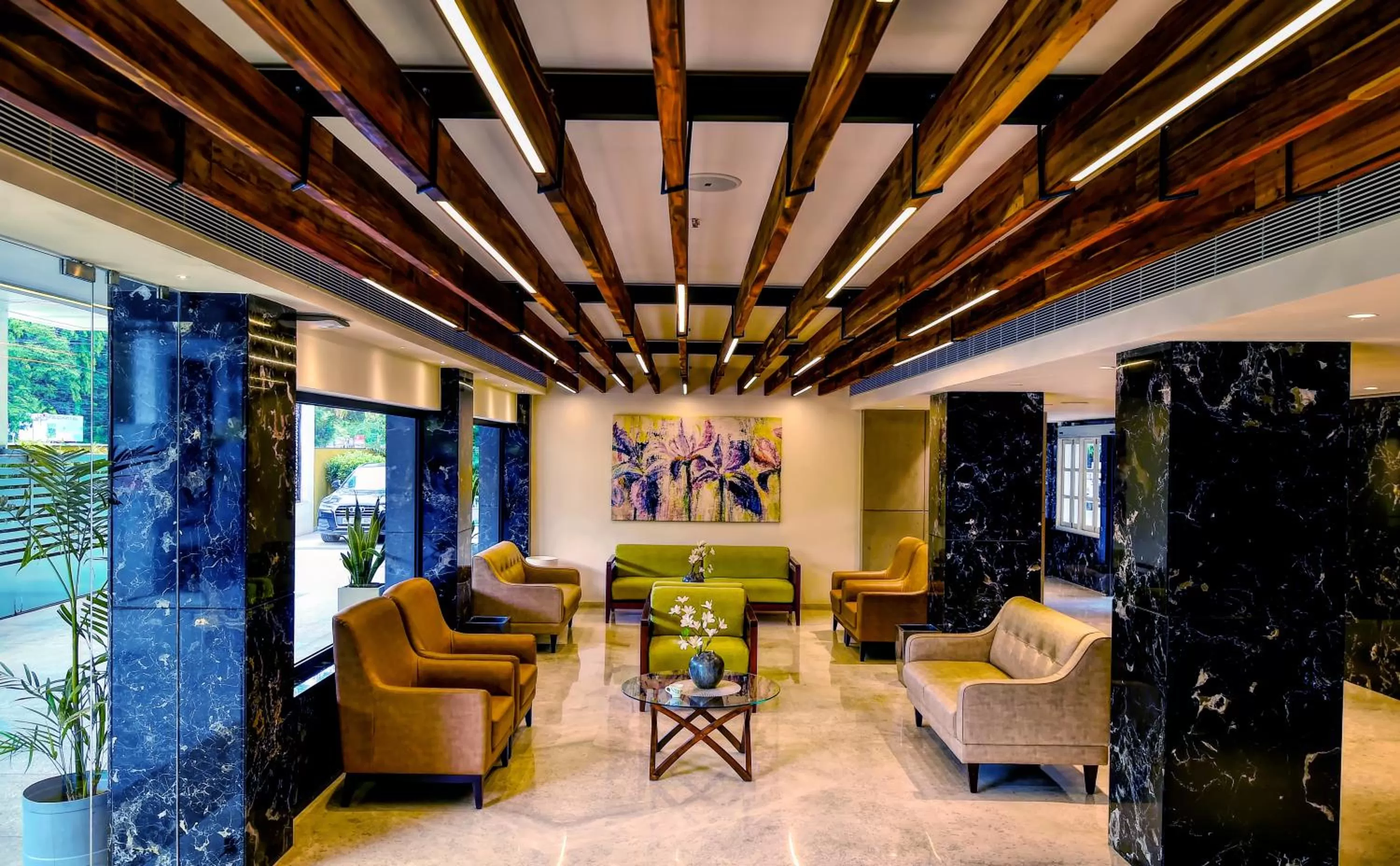 Lobby or reception in Hotel Ranjith