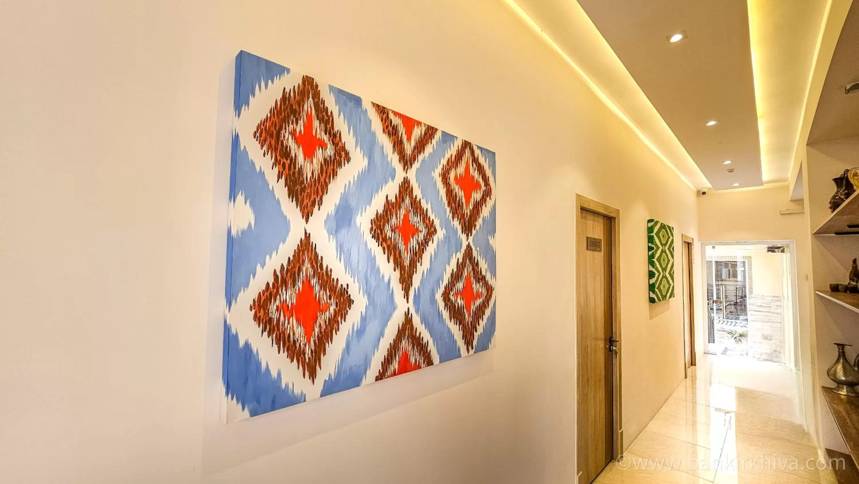 Decorative detail in Hotel Bankir Khiva