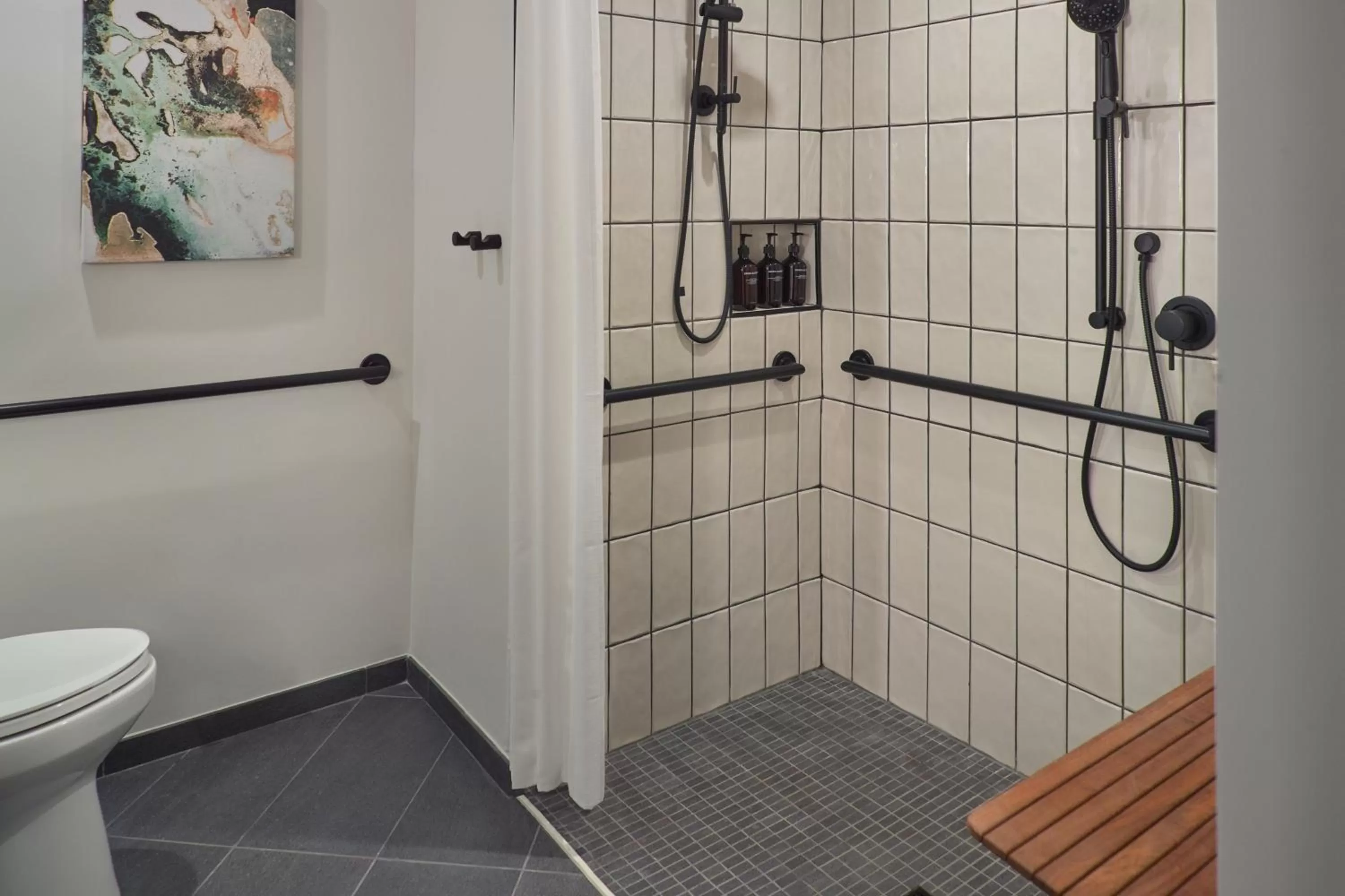 Bathroom in Bellyard, West Midtown Atlanta, a Tribute Portfolio Hotel