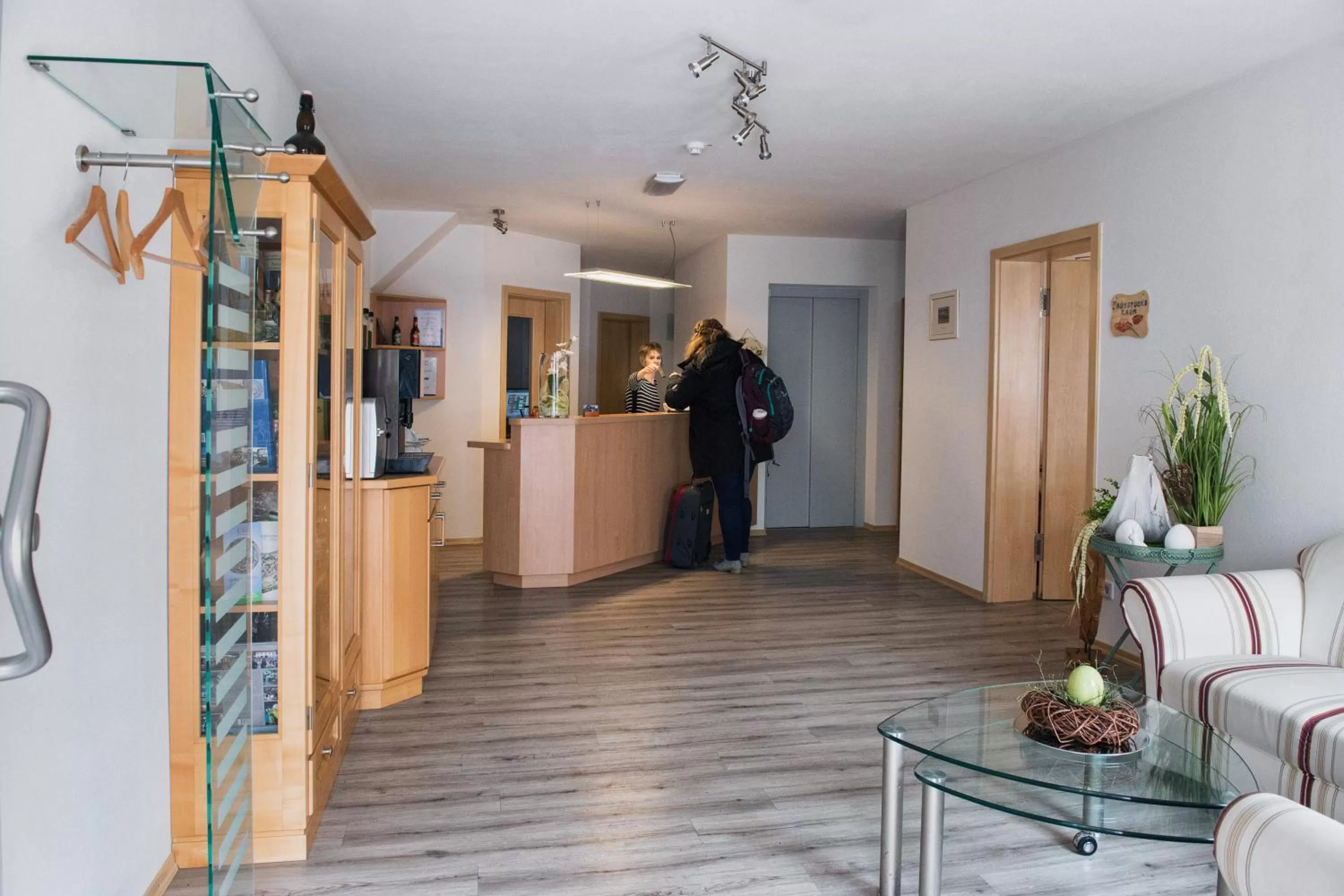 Lobby or reception, Lobby/Reception in Hotel garni Hopfengold