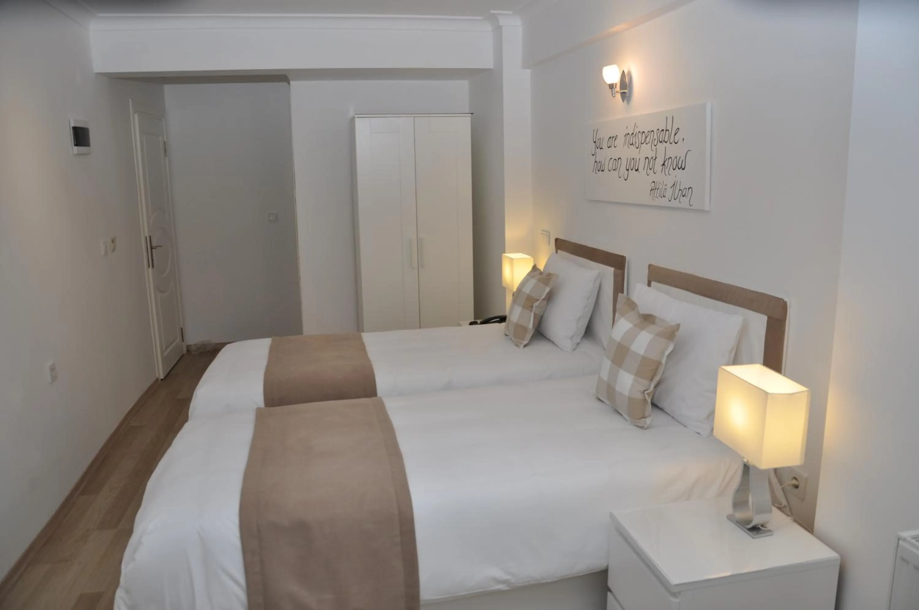 Bed in The Print House Hotel