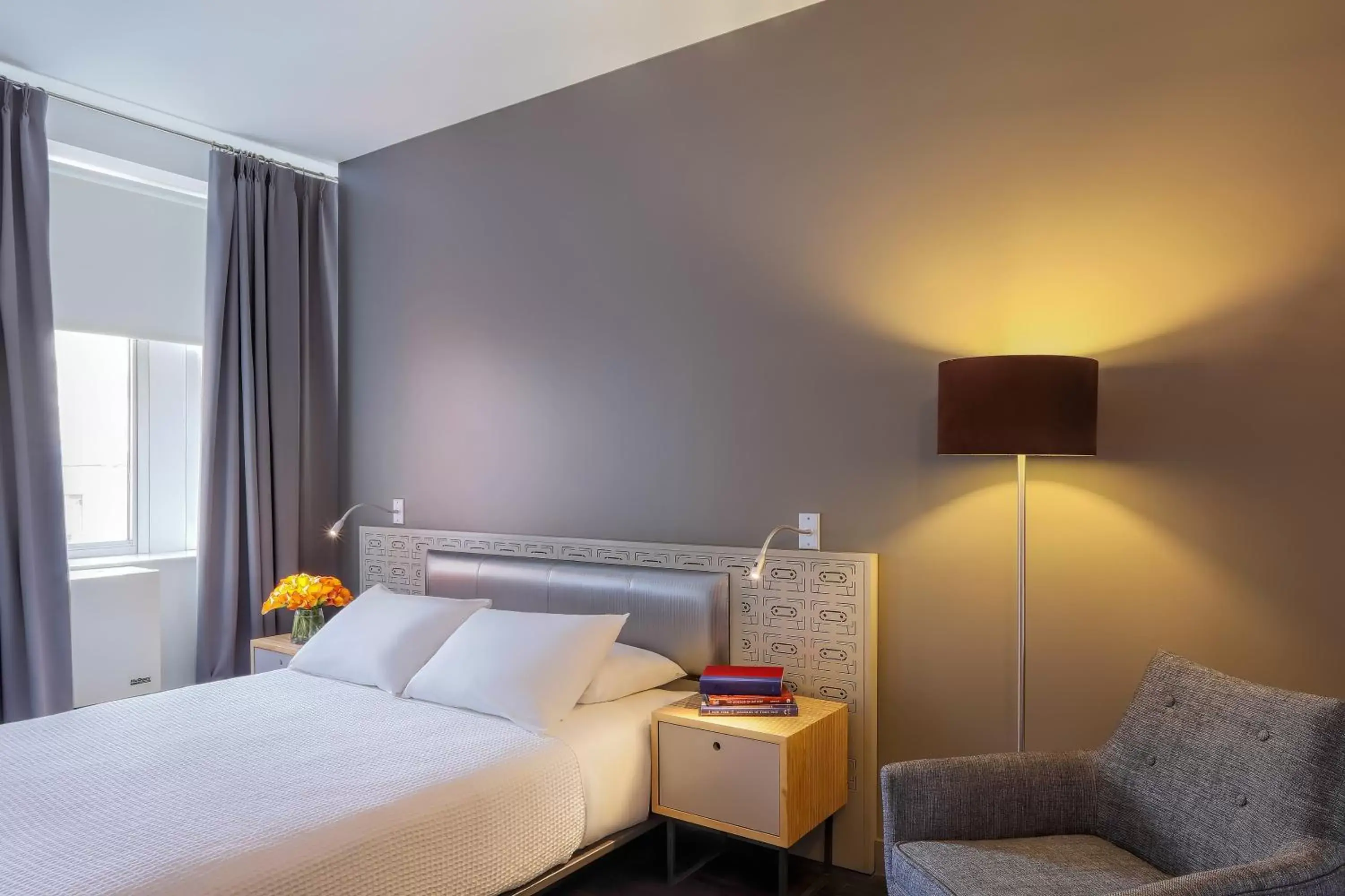 Mobility Accessible Queen Room with Roll-in Shower in NU Hotel Mobility Accessible Queen Room with Roll-in Shower in NU Hotel