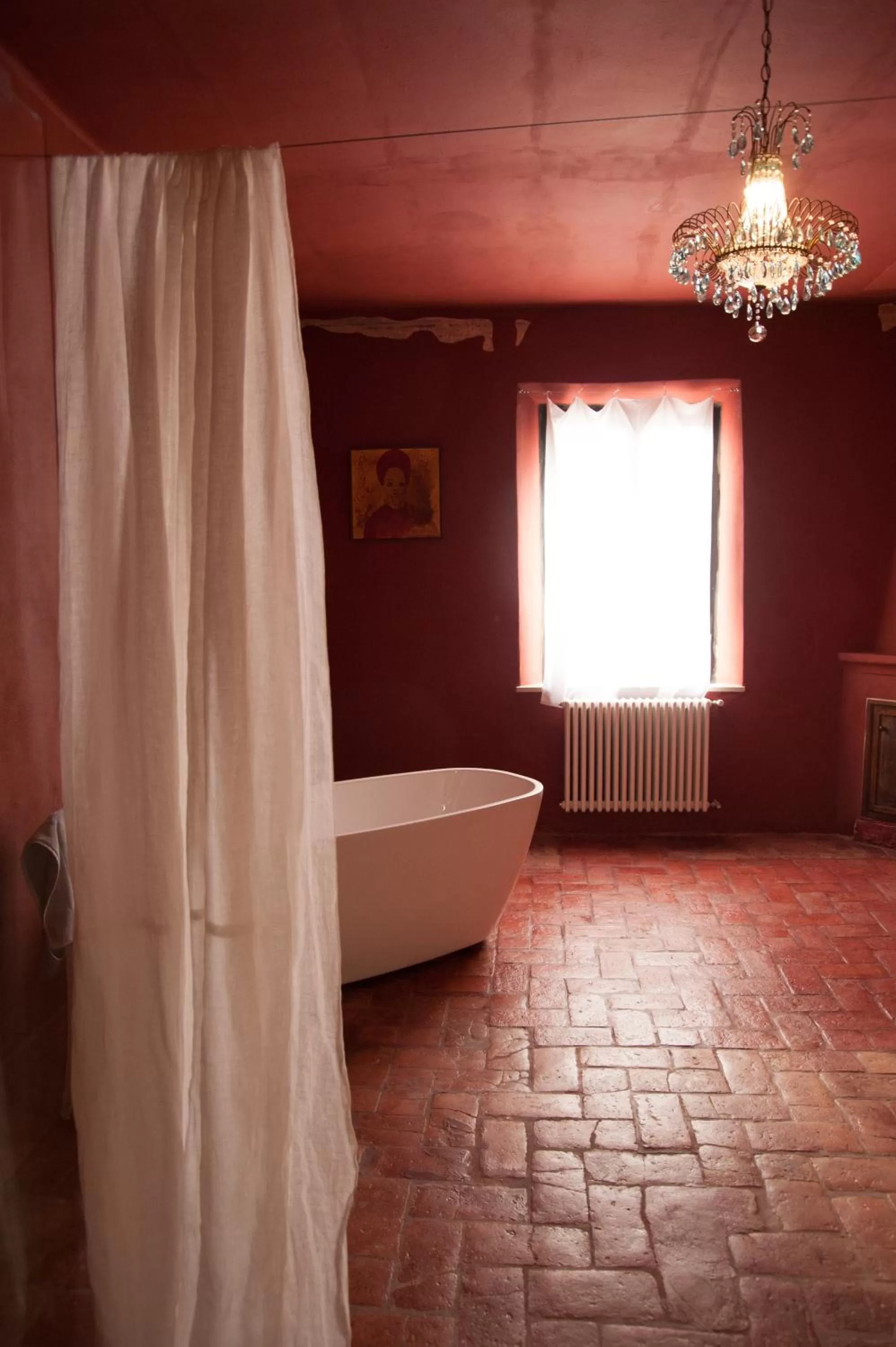 Bathroom, Bed in Corte Mantovanella