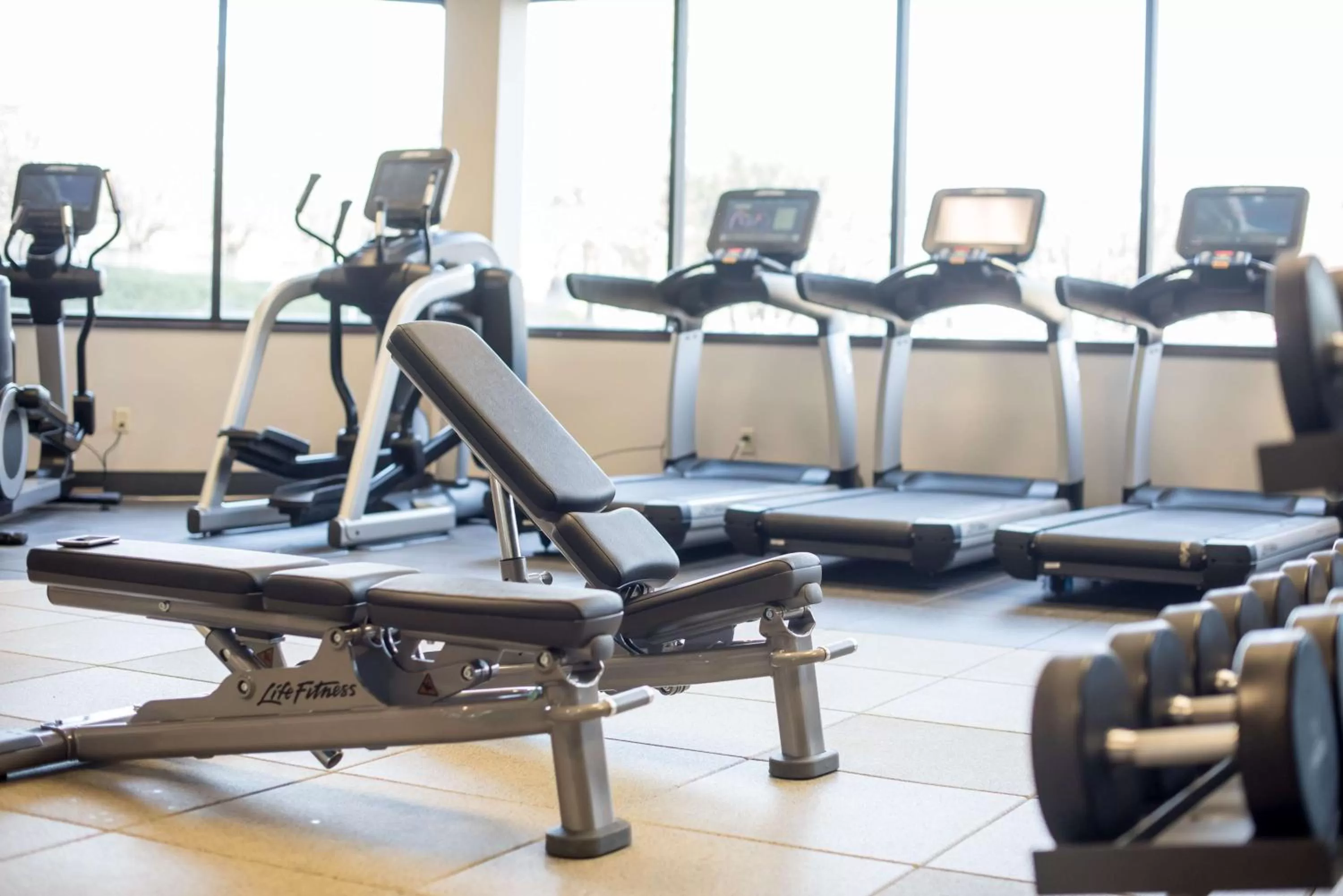Fitness centre/facilities in Hilton Memphis