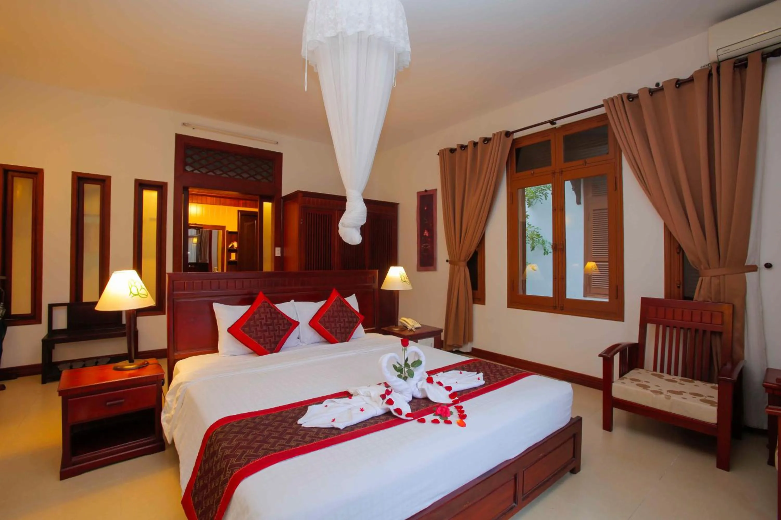 Living room, Bed in Hoi An Garden Villas