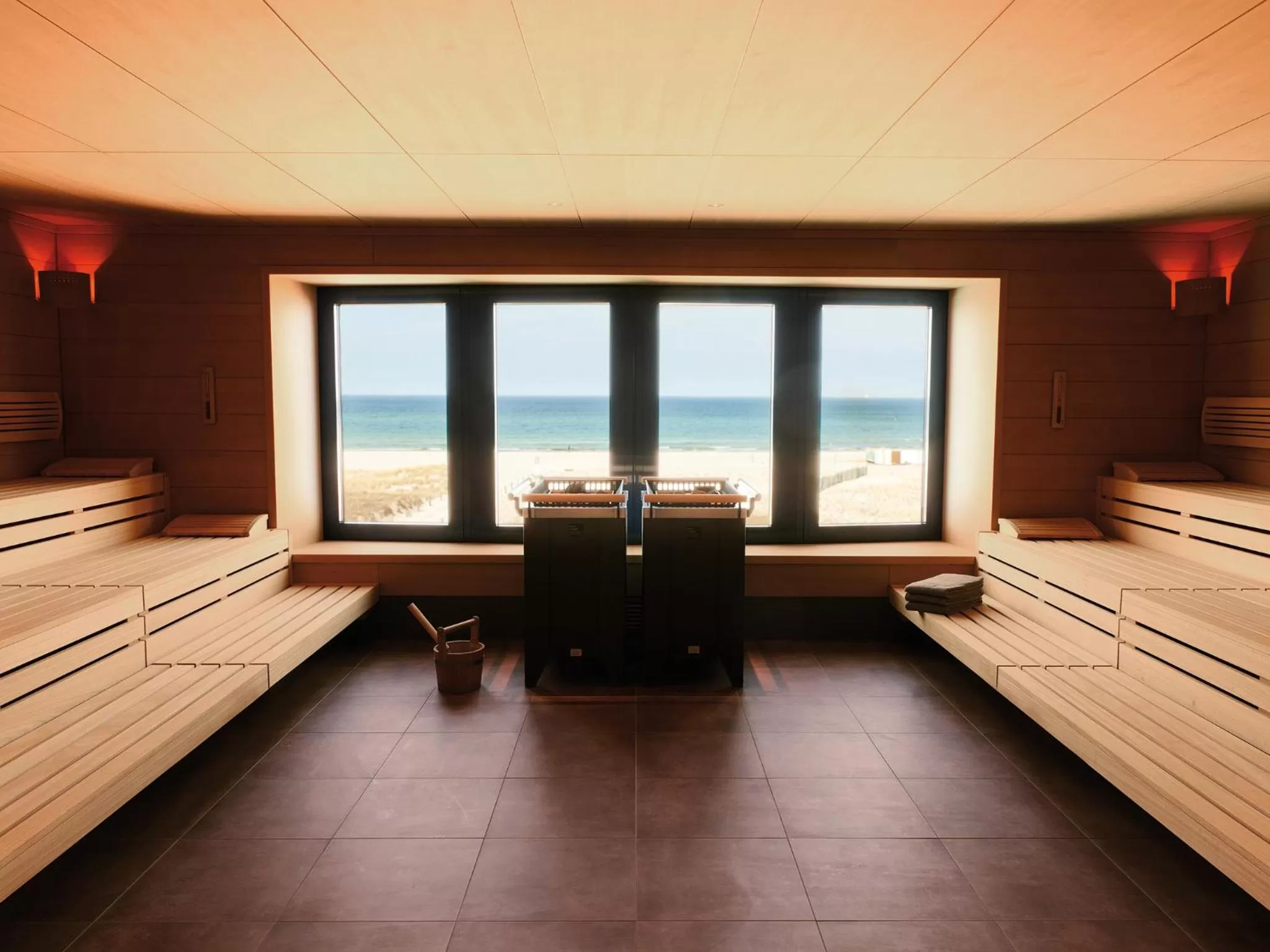 Sauna, Bed in aja Warnemünde
