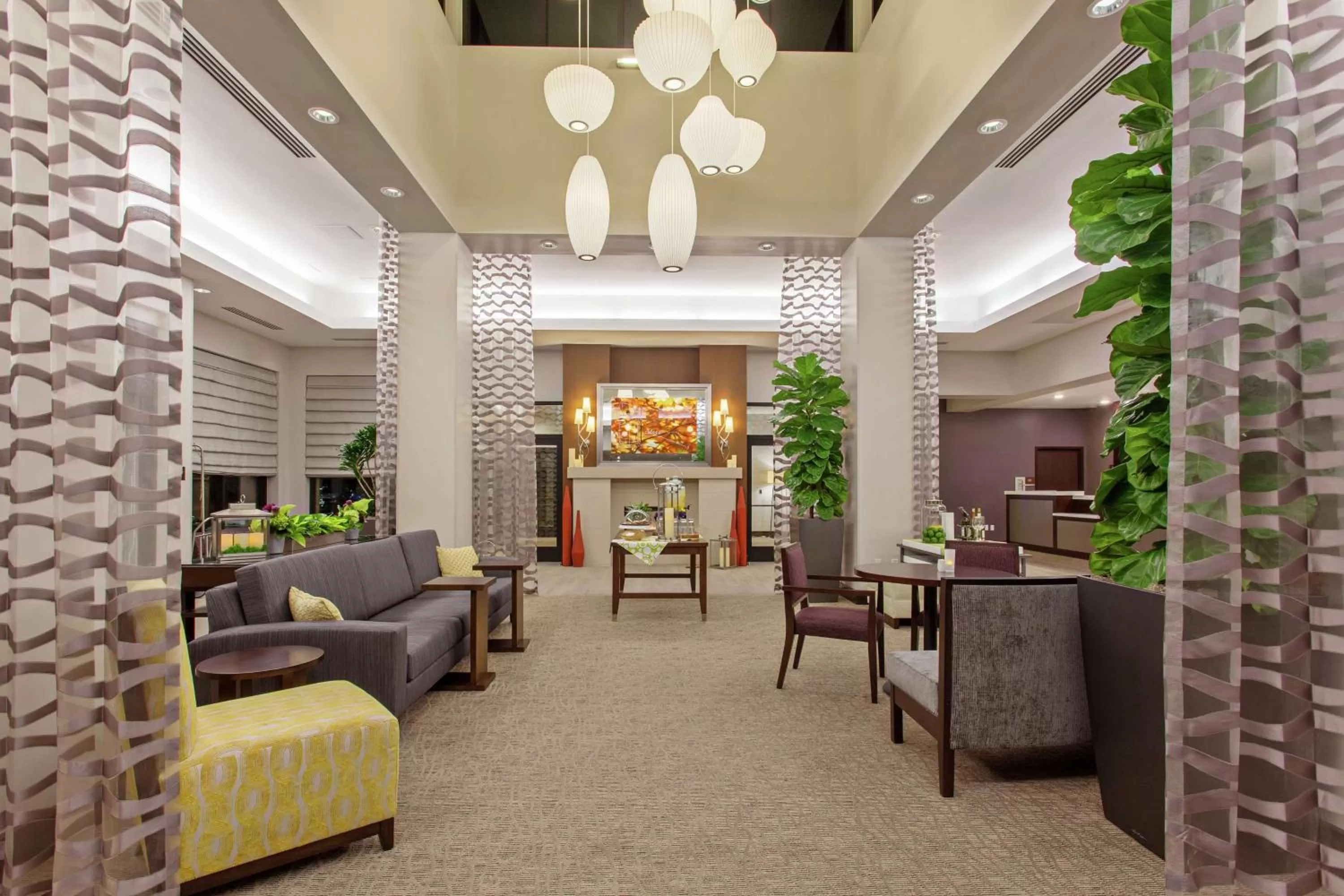 Lobby or reception in Hilton Garden Inn Irvine/Orange County Airport