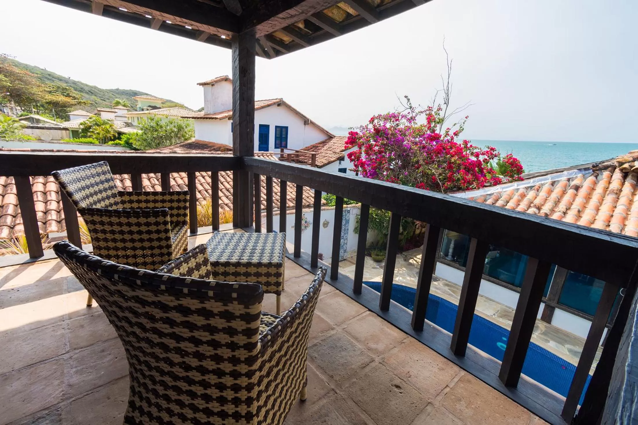 Sea view, Balcony/Terrace in Vila Bela-Emília