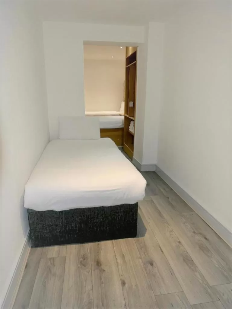 Bed in Print Works Hotel